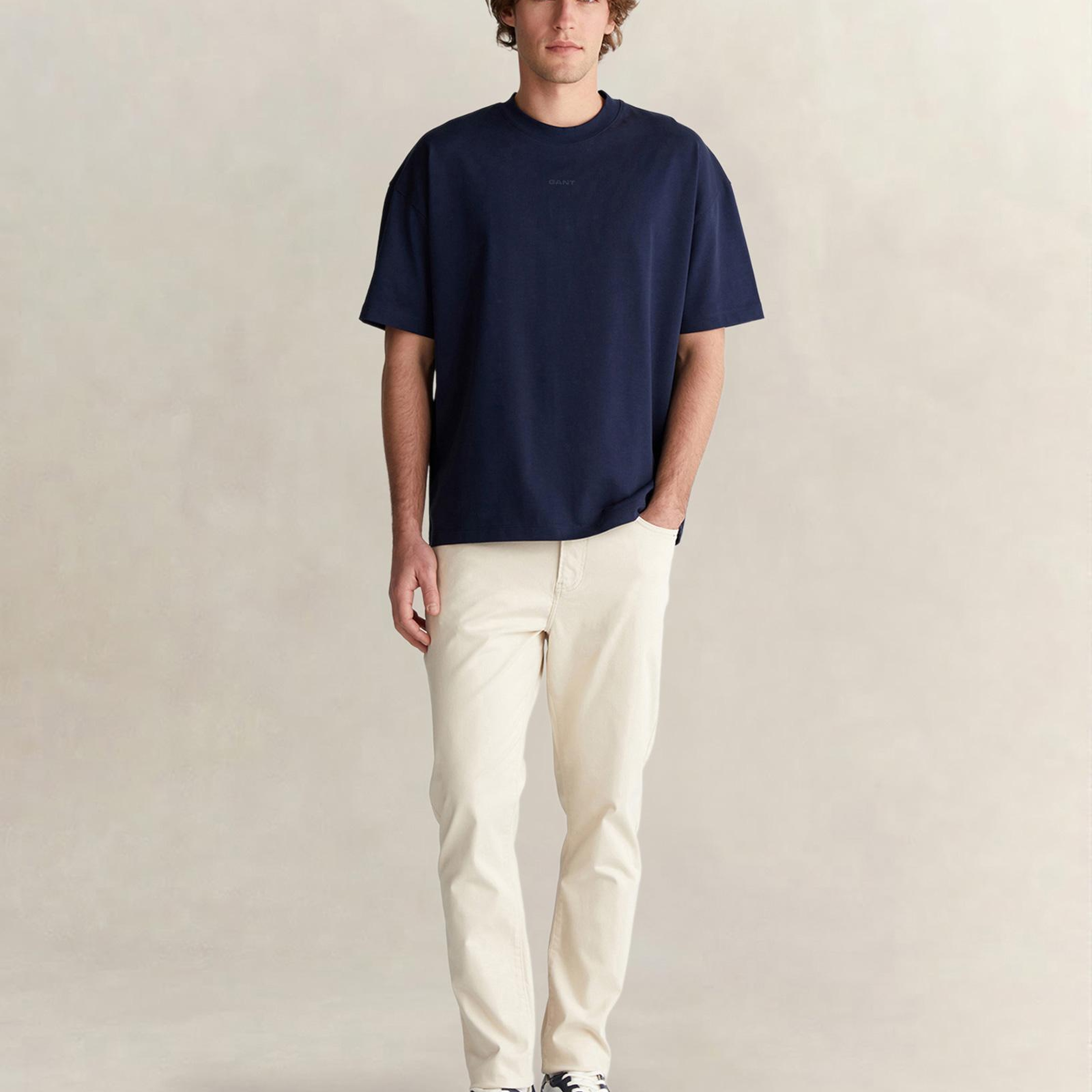 GANT Erkek Bej Slim Fit Pantolon
