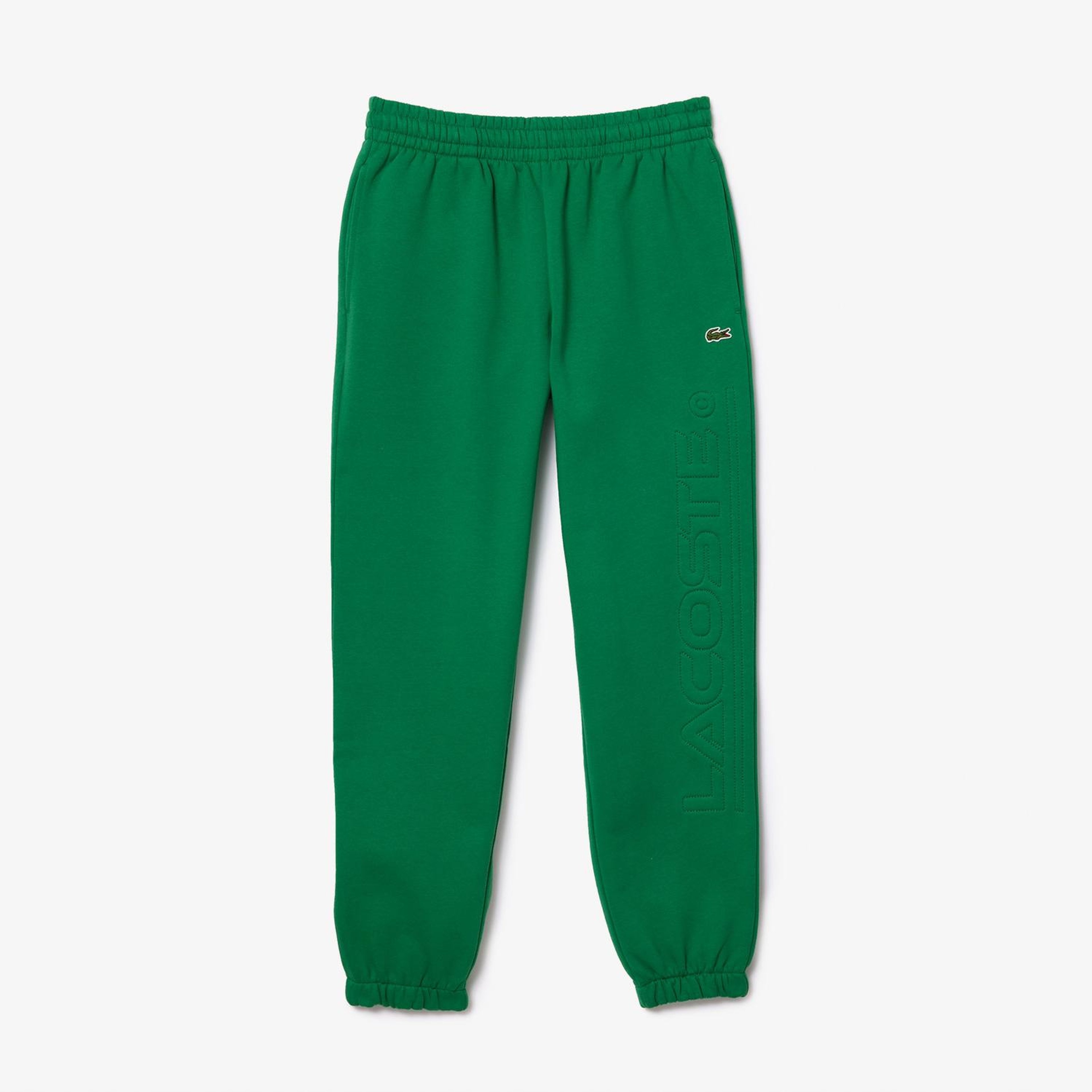 Erkek Regular Fit Baskılı Yeşil Eşofman Altı