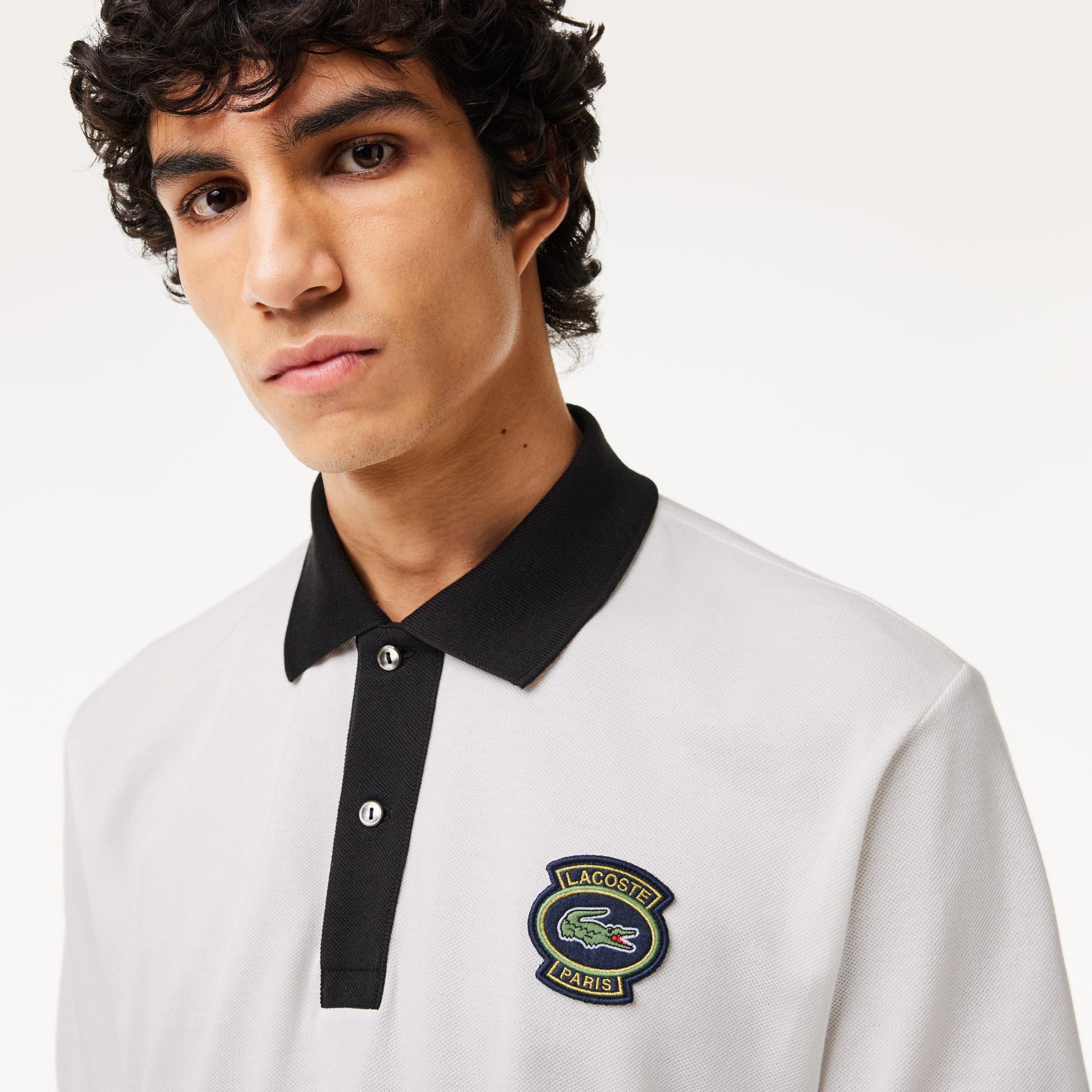 Erkek Regular Fit Organik Pamuk Beyaz Polo