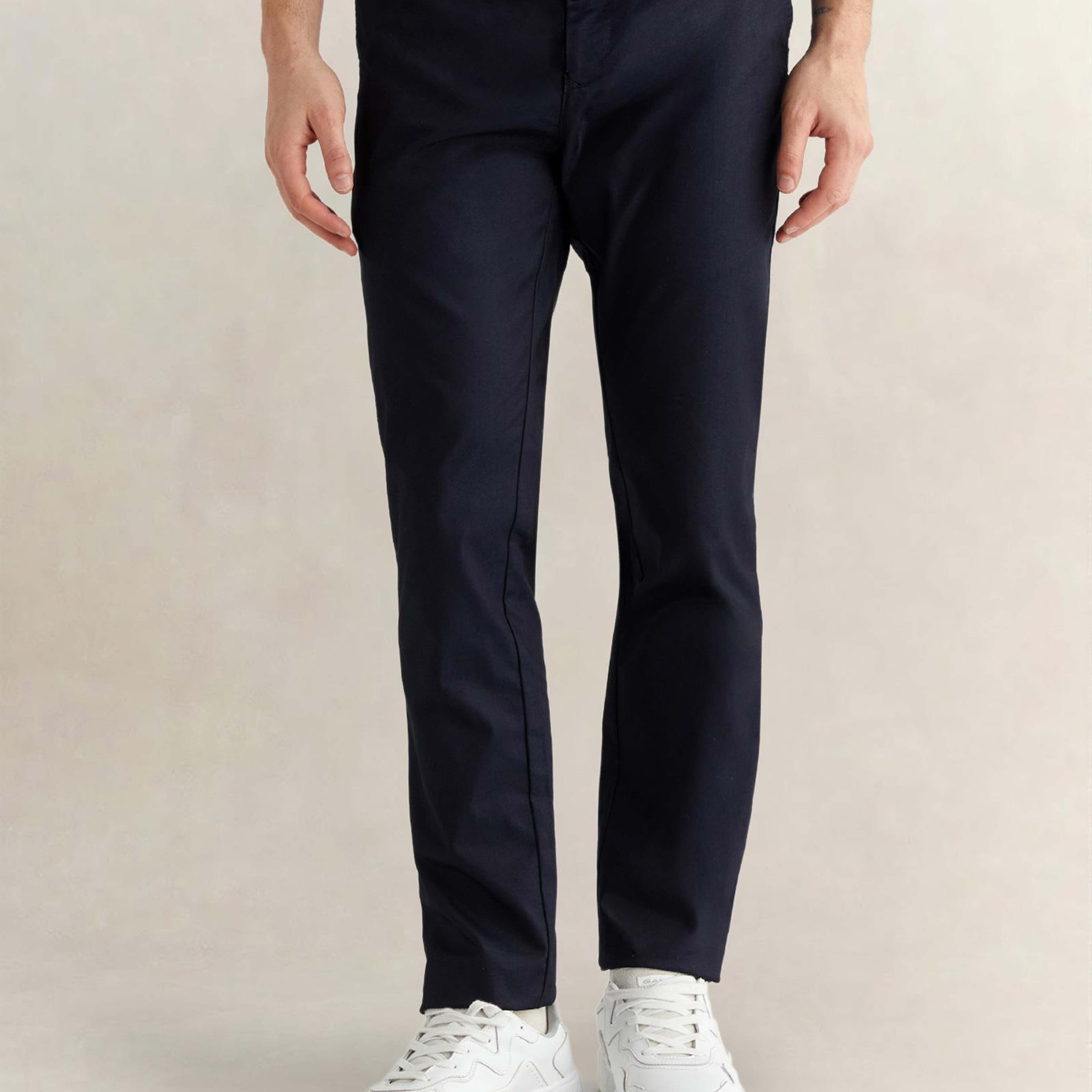 GANT Erkek Lacivert Slim Fit Pantolon