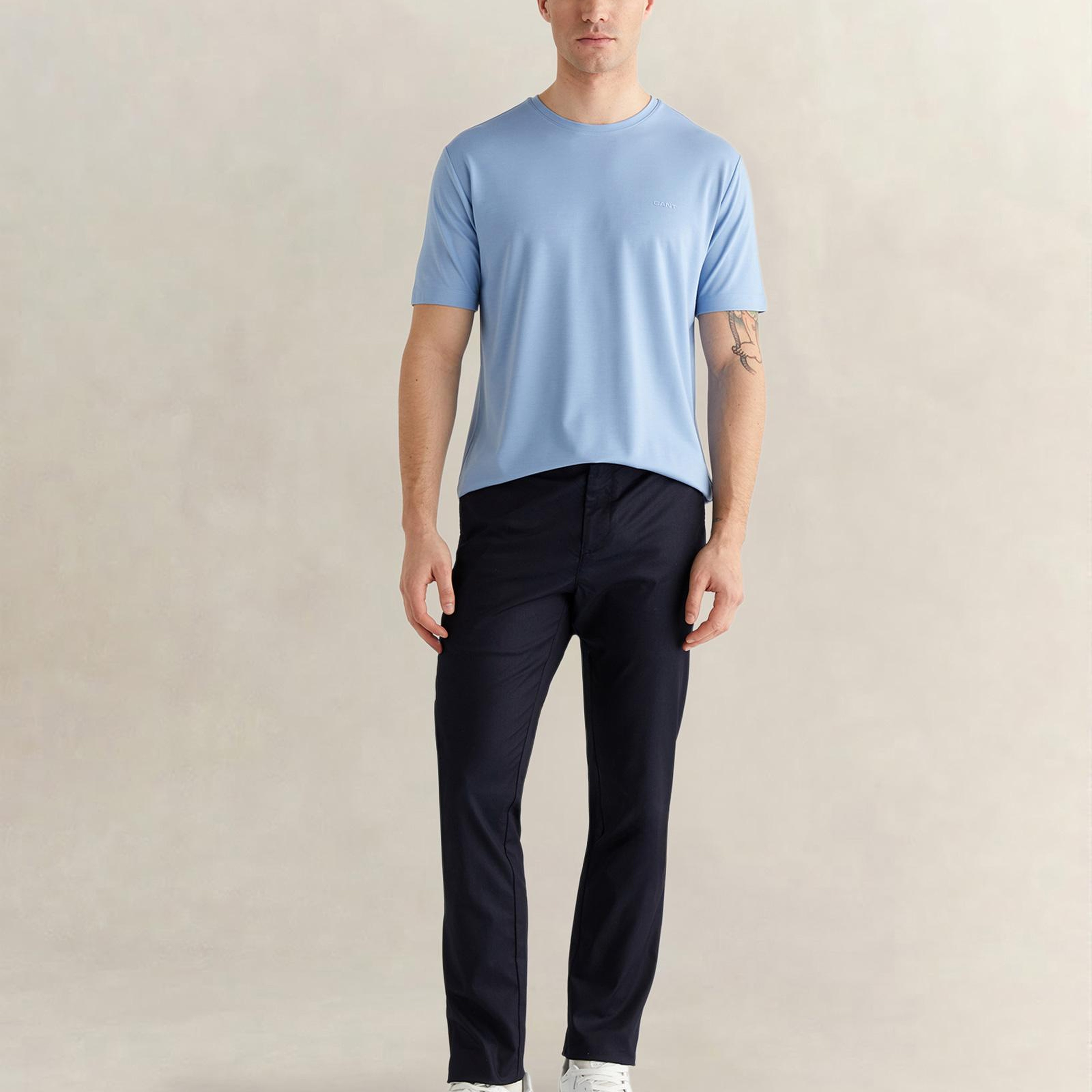 GANT Erkek Lacivert Slim Fit Pantolon