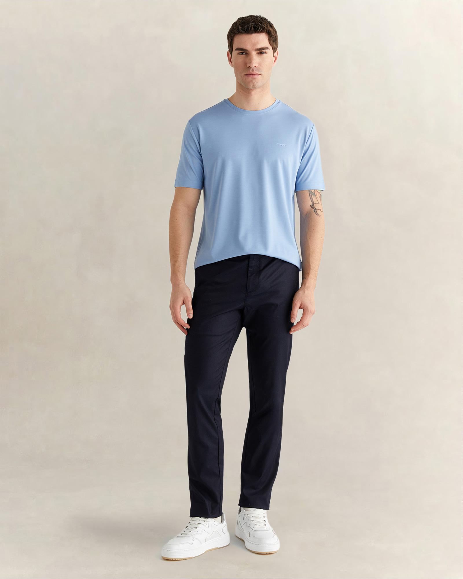 GANT Erkek Lacivert Slim Fit Pantolon