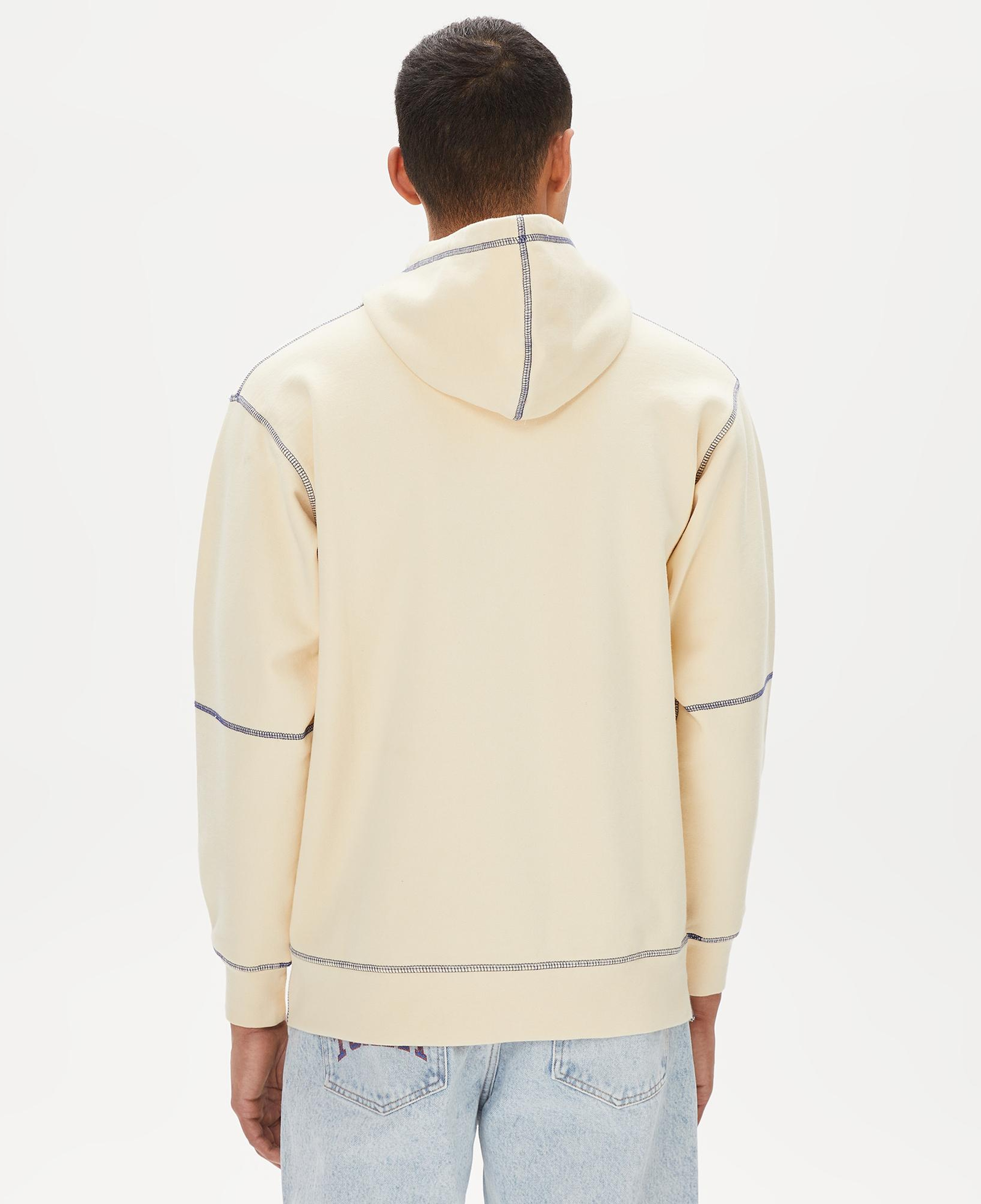 Market Triple Stitch Pullover Erkek Krem Hoodie