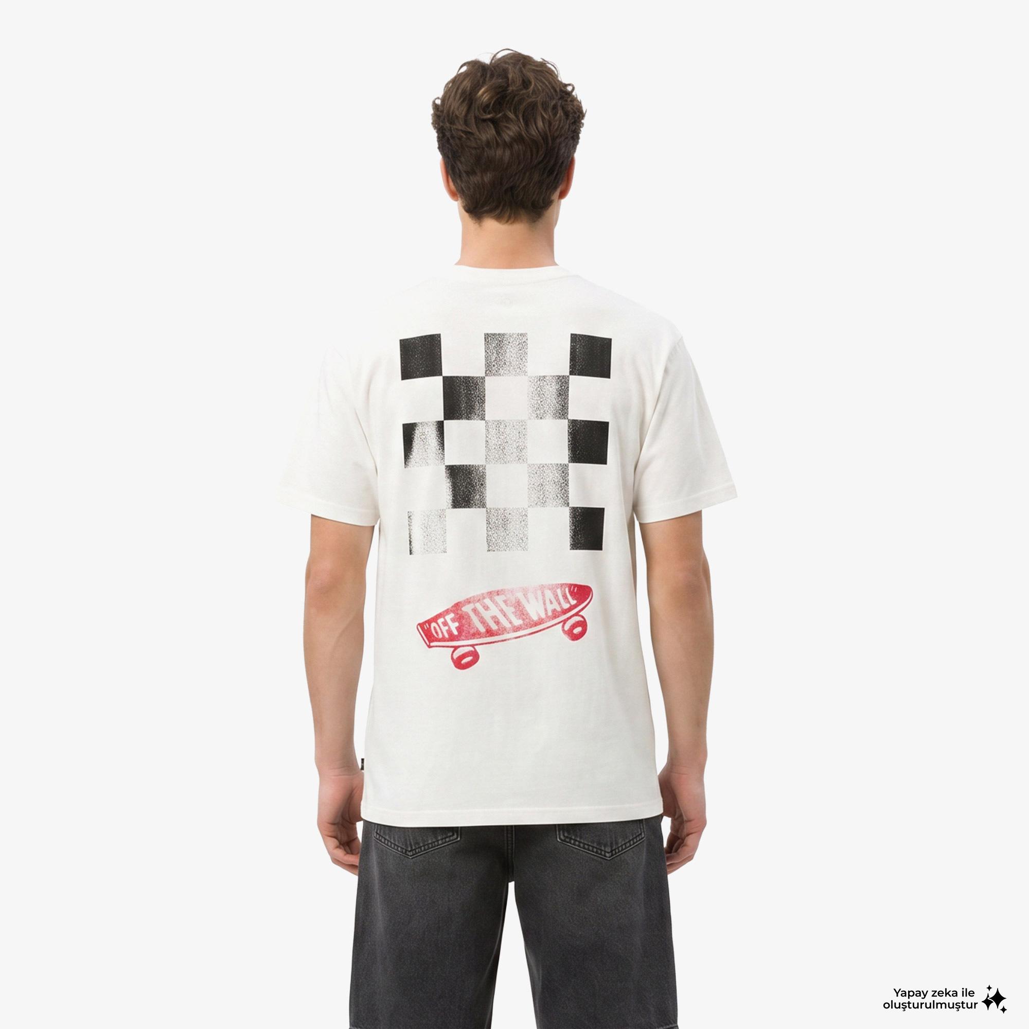 Vans Full Deck Erkek Beyaz T-Shirt