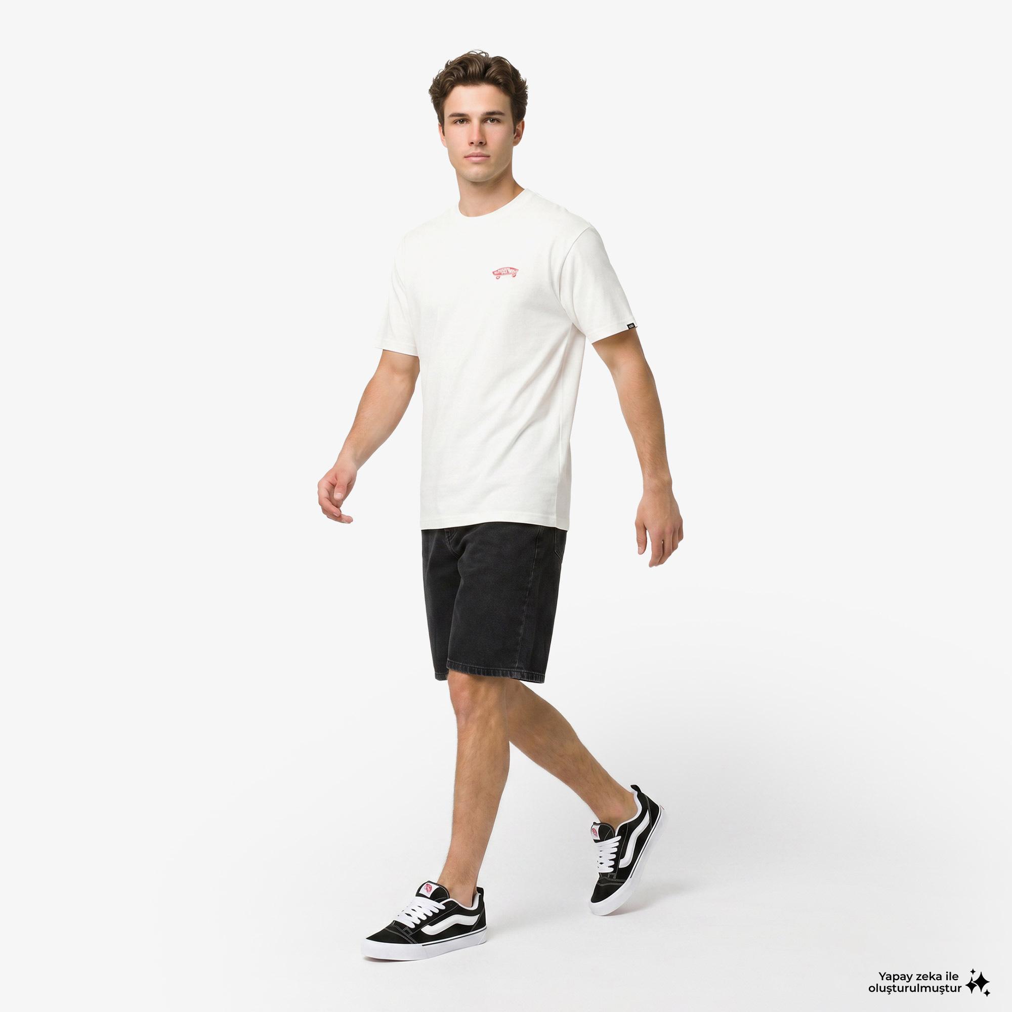 Vans Full Deck Erkek Beyaz T-Shirt