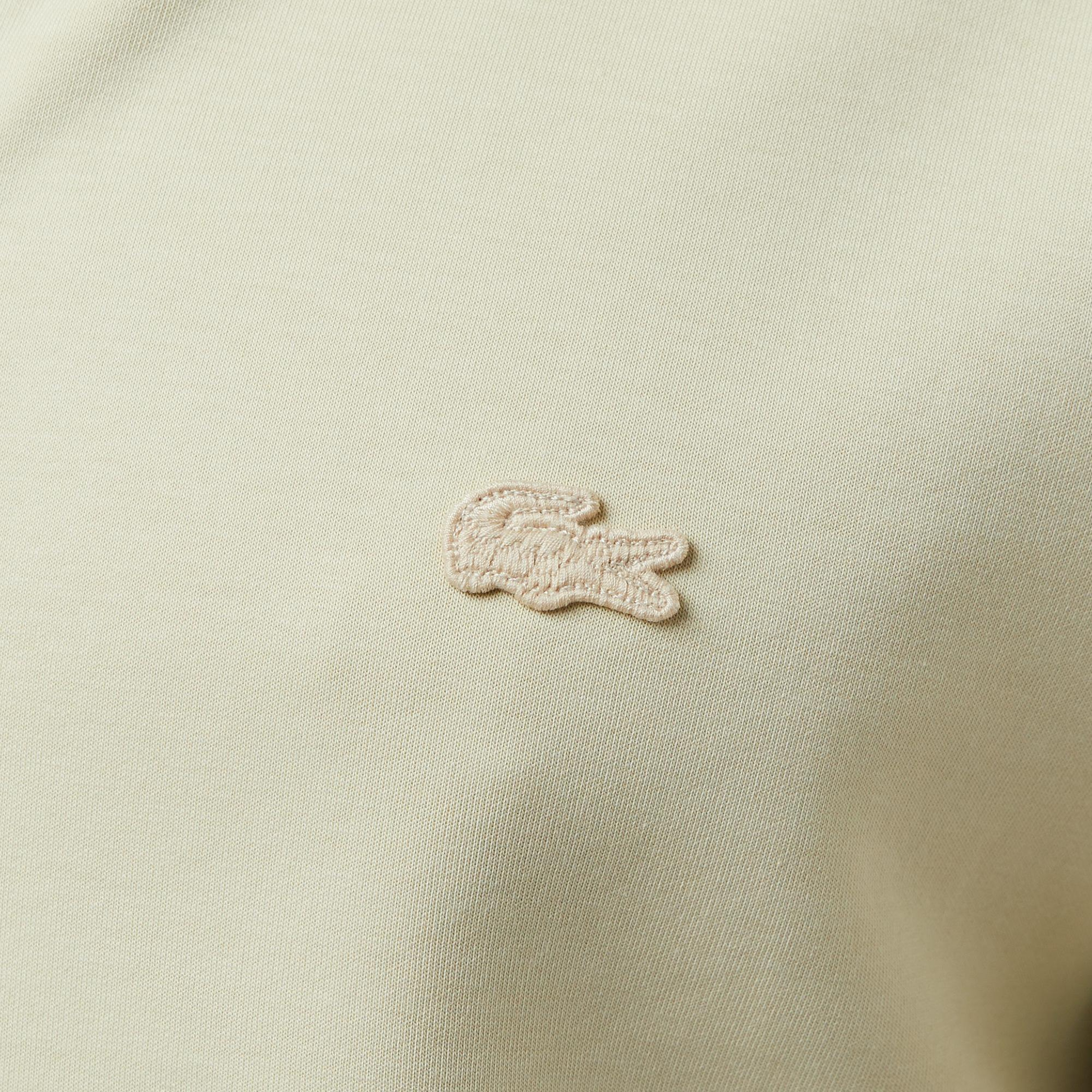 Erkek Fermuarlı Bej Sweatshirt