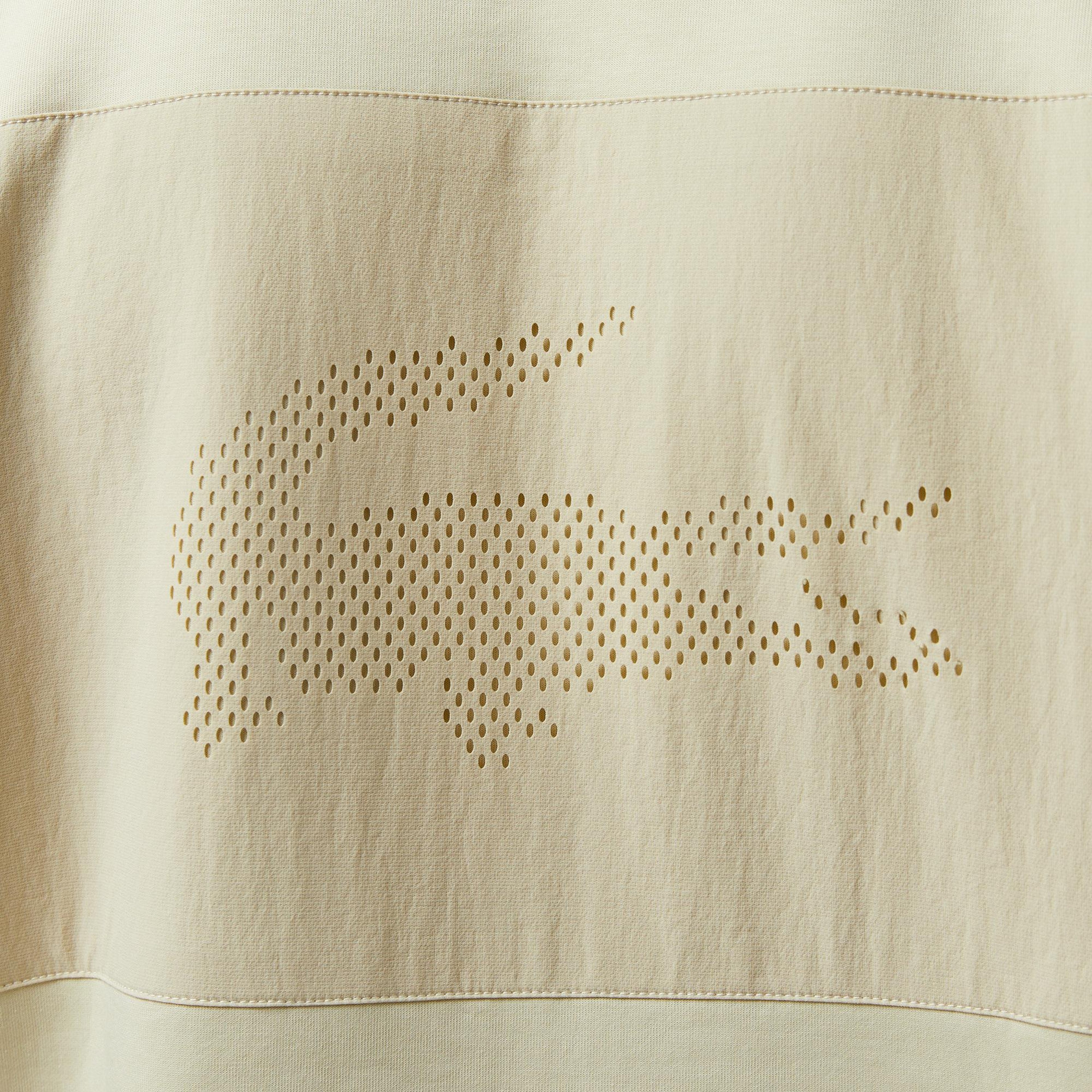 Erkek Fermuarlı Bej Sweatshirt