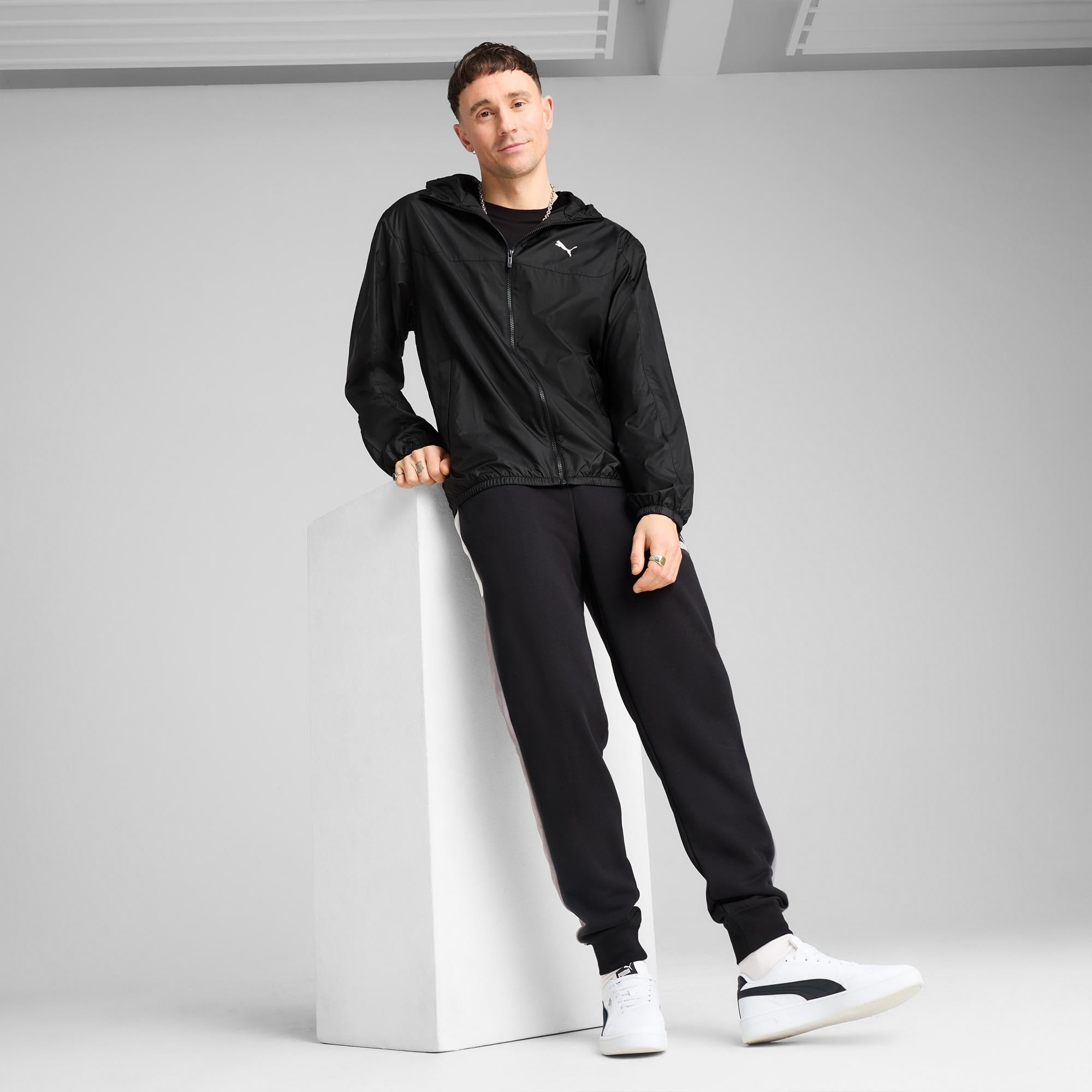 Puma Ess Regular Windbreaker Erkek Siyah Yağmurluk