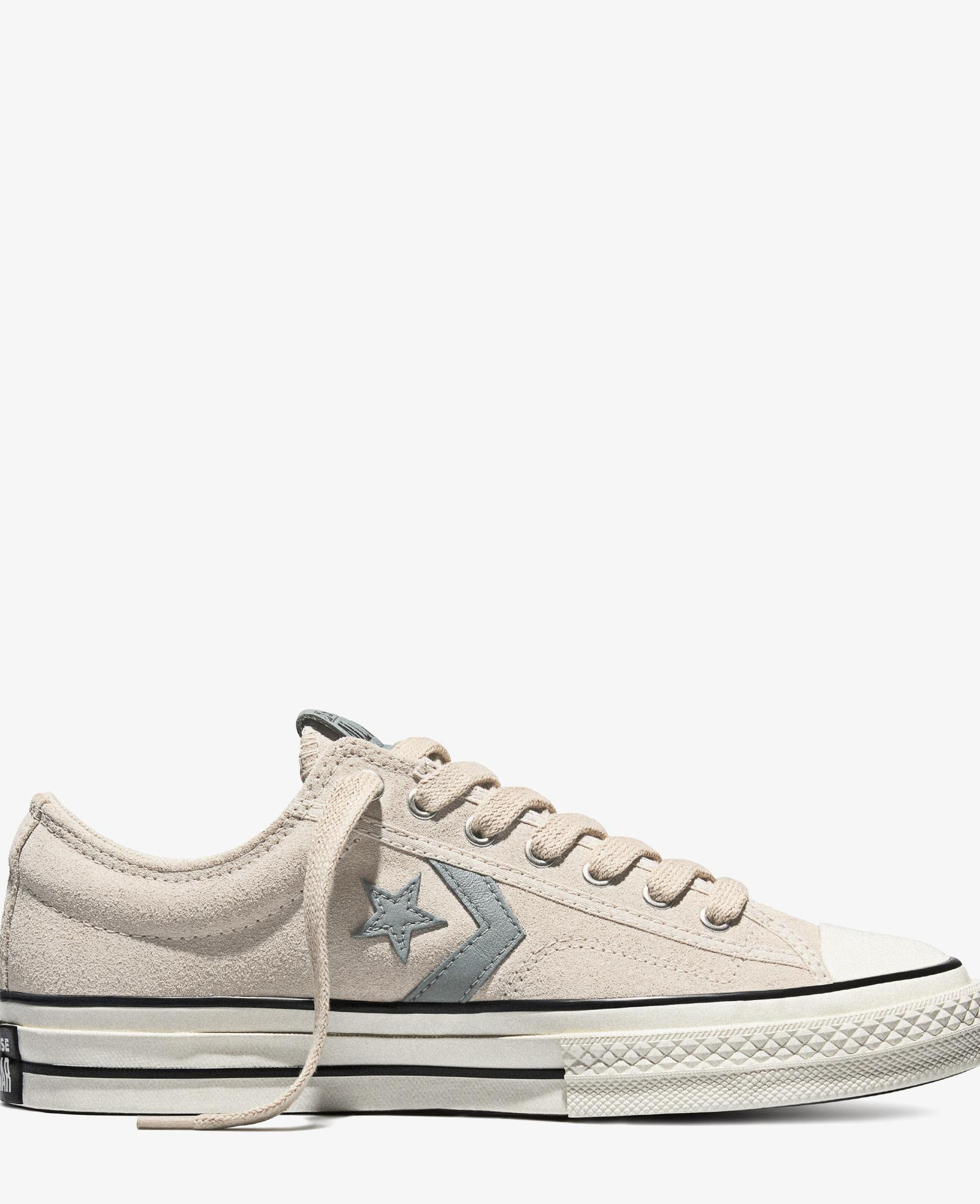 Converse Star Player 76 Unisex Krem Süet Sneaker
