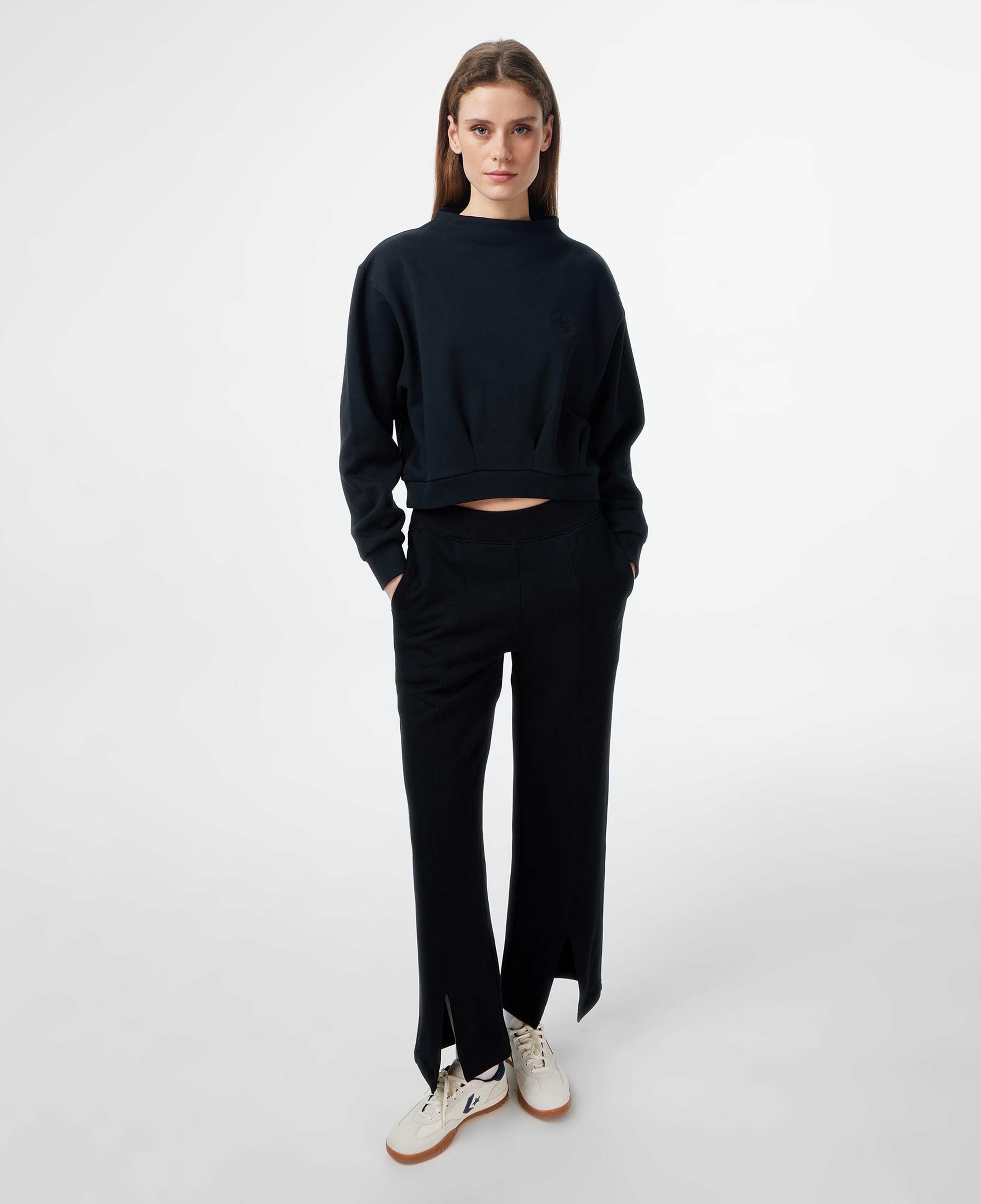 Converse Kadın Siyah Sweatshirt