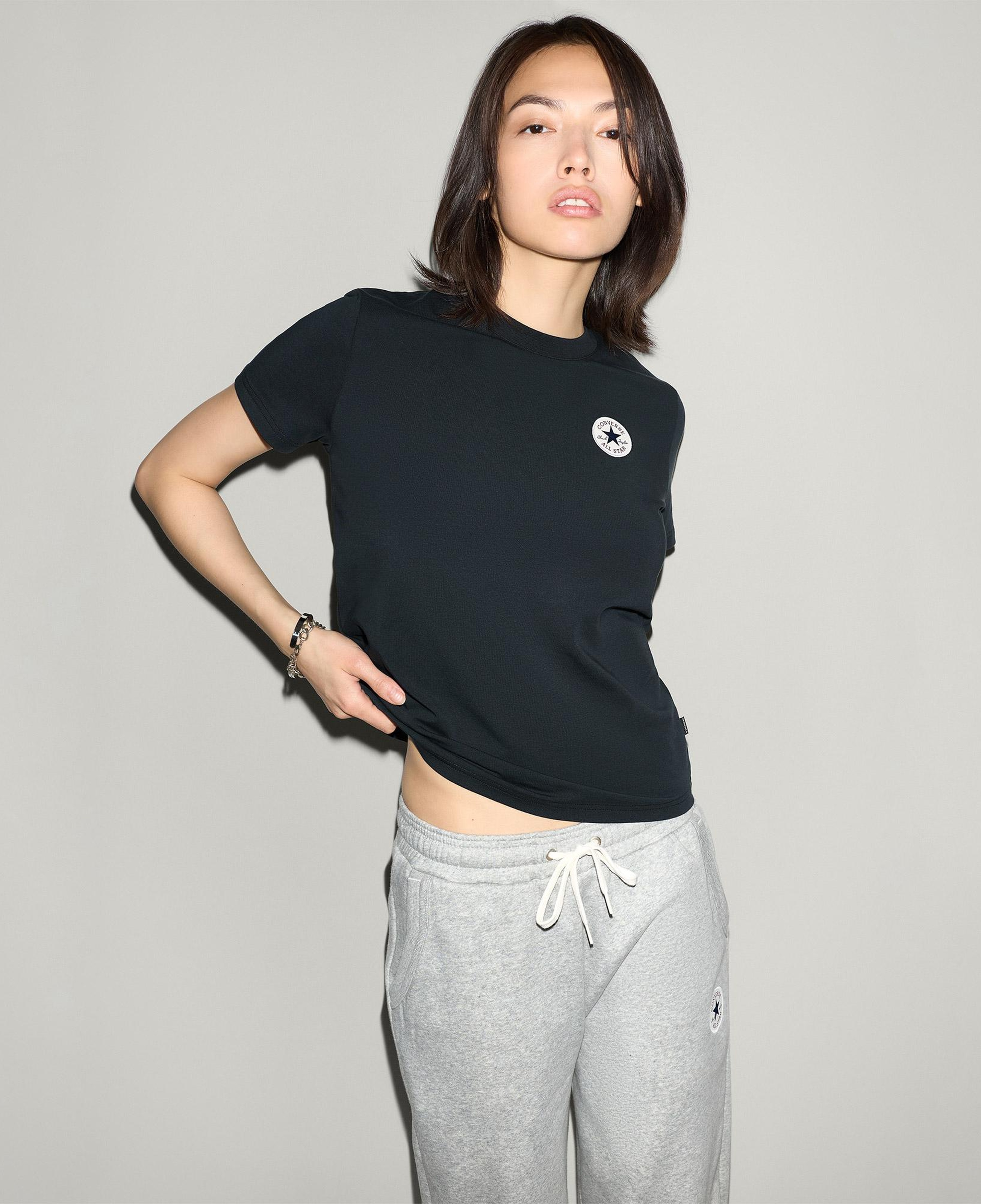 Converse Kadın Siyah T-Shirt