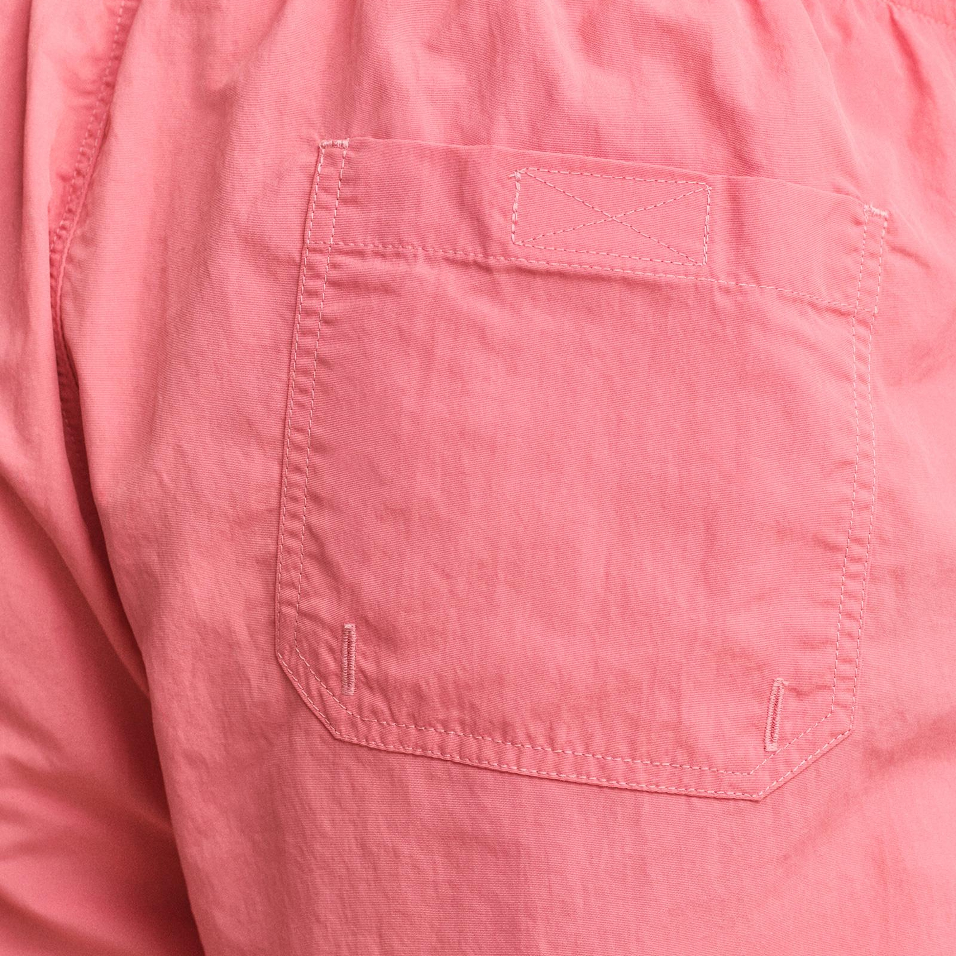 GANT Erkek Pembe Düz Logolu Deniz Şortu