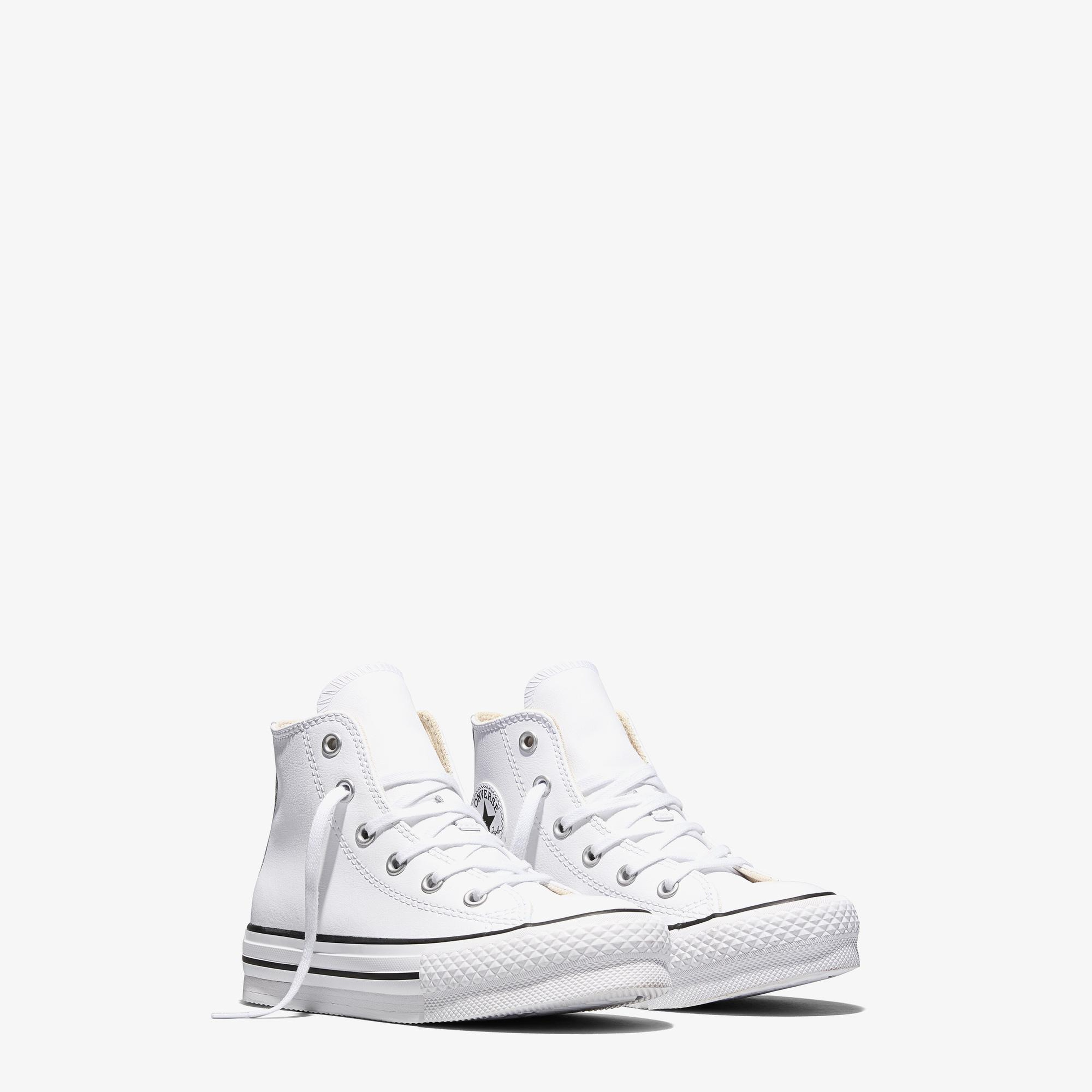 Converse Chuck Taylor All Star EVA Lift Çocuk Beyaz Deri Sneaker