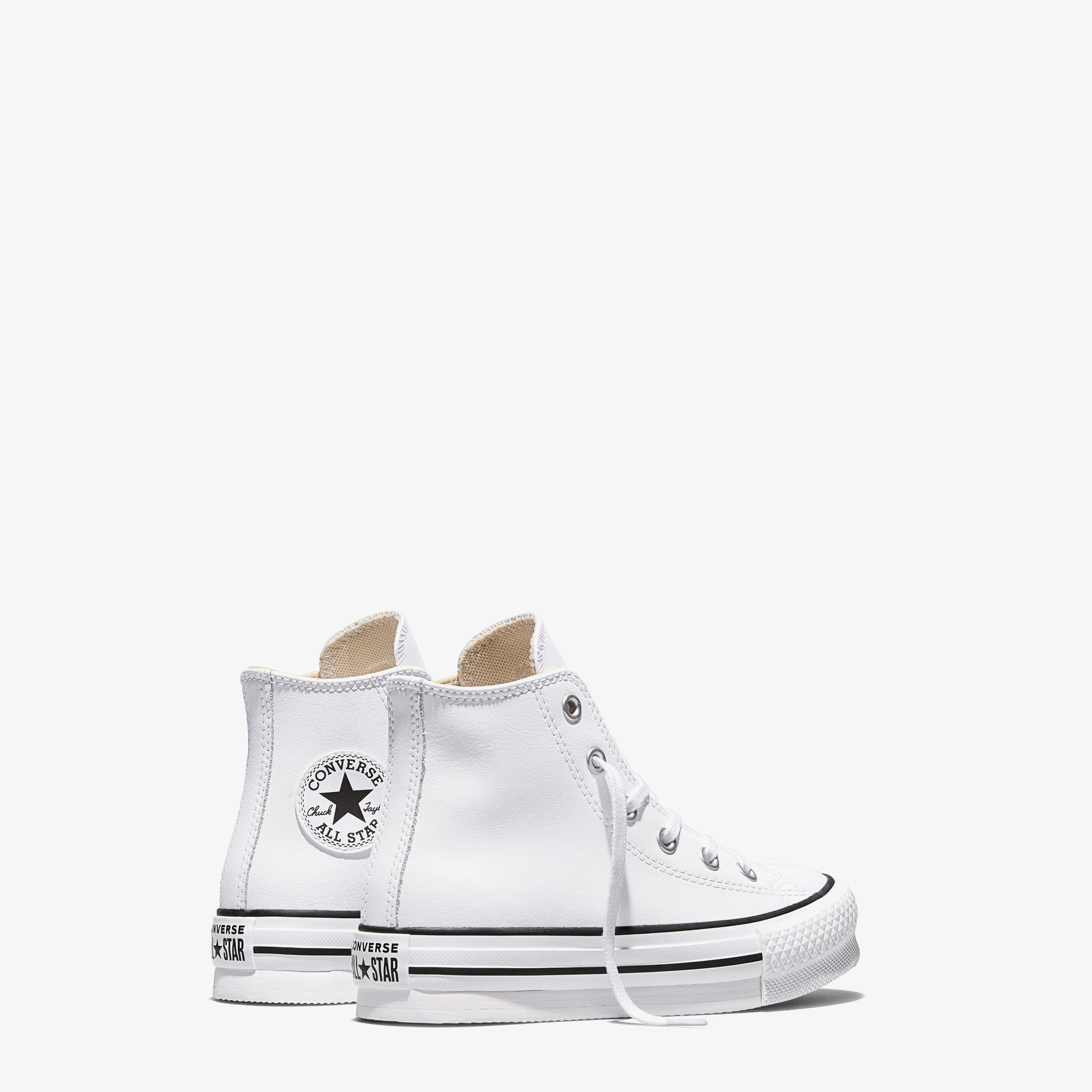 Converse Chuck Taylor All Star EVA Lift Çocuk Beyaz Deri Sneaker