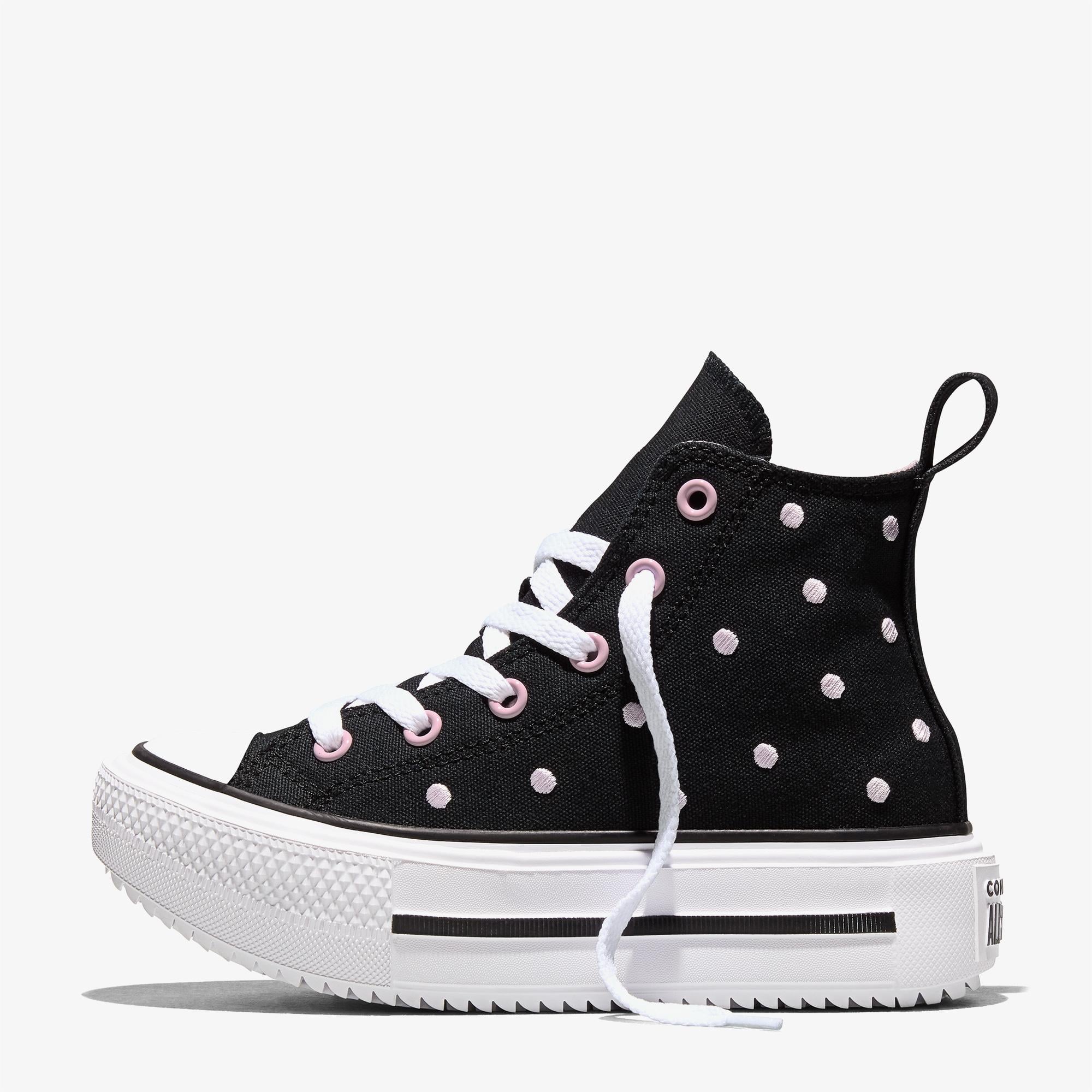 Converse Chuck Taylor All Star Lift Double Stack Çocuk Siyah Sneaker
