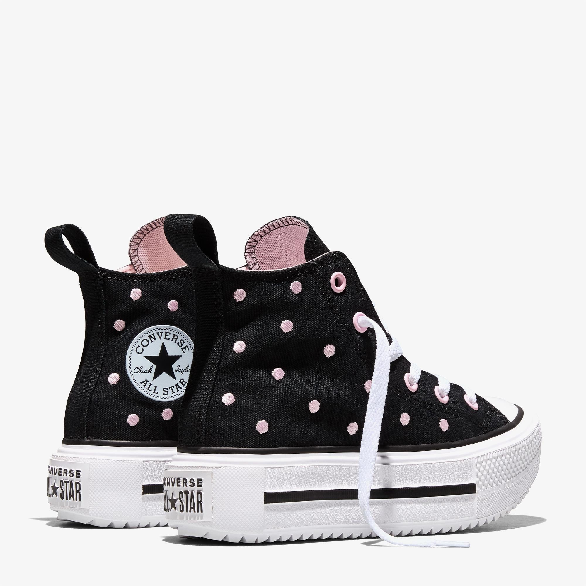 Converse Chuck Taylor All Star Lift Double Stack Çocuk Siyah Sneaker