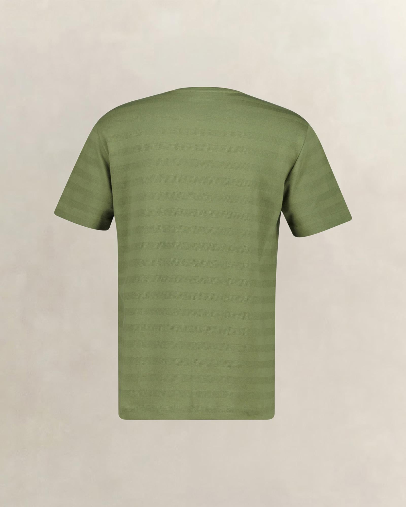 GANT Erkek Yeşil Bisiklet Yaka Regular Fit T-Shirt