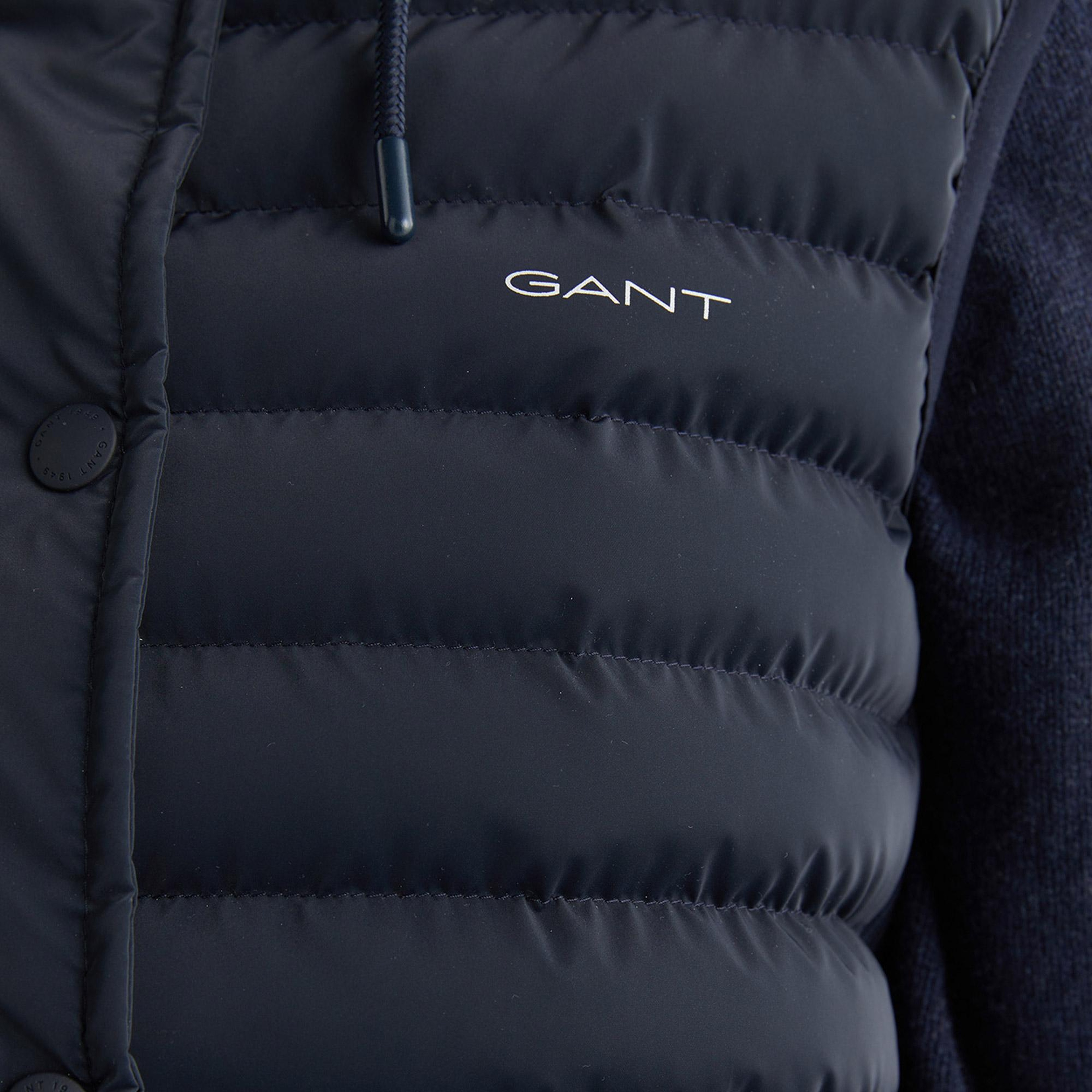 GANT Kadın Lacivert Kapüşonlu Kapitone Yelek