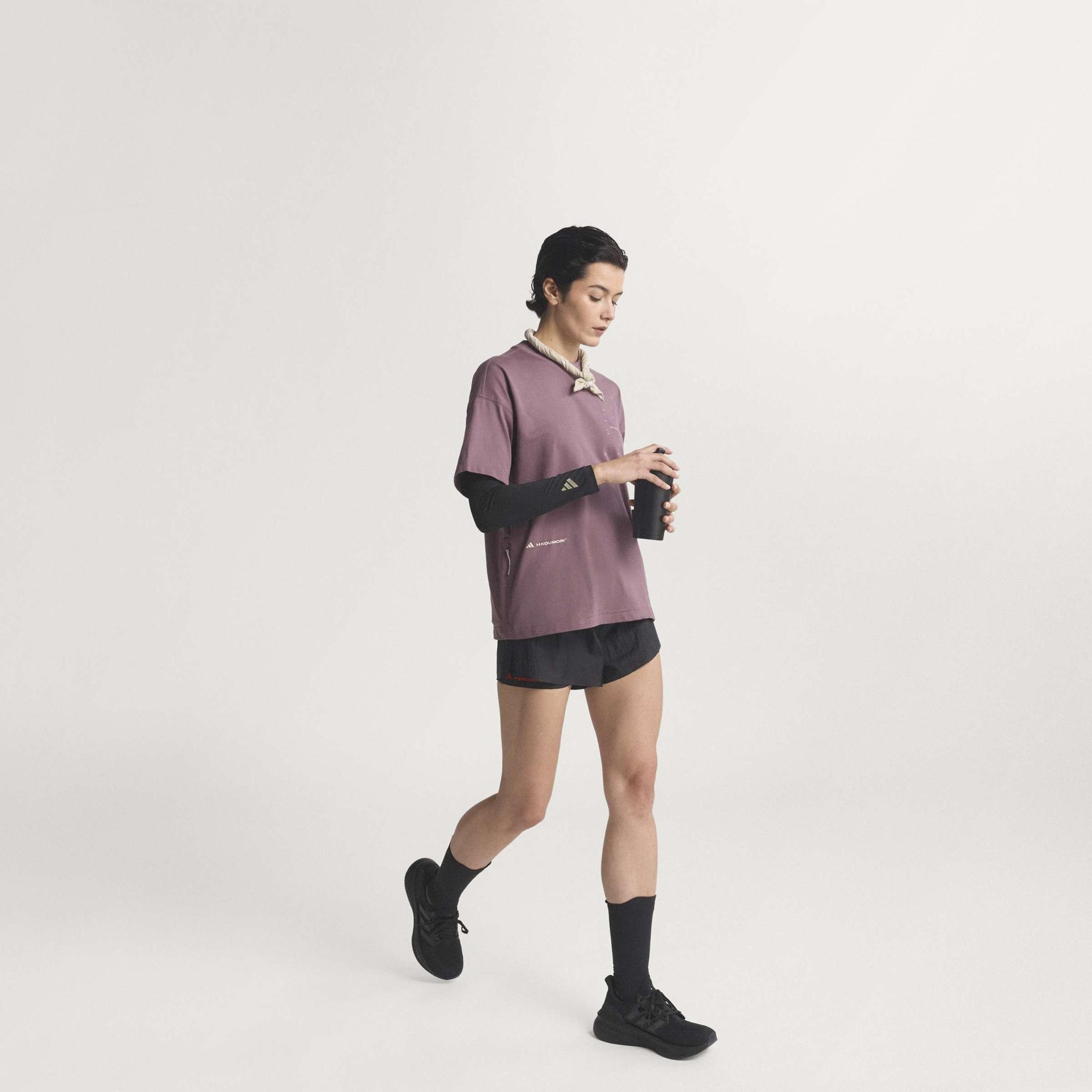 adidas Adi365 H.Koumori Unisex Mor Koşu T-Shirt