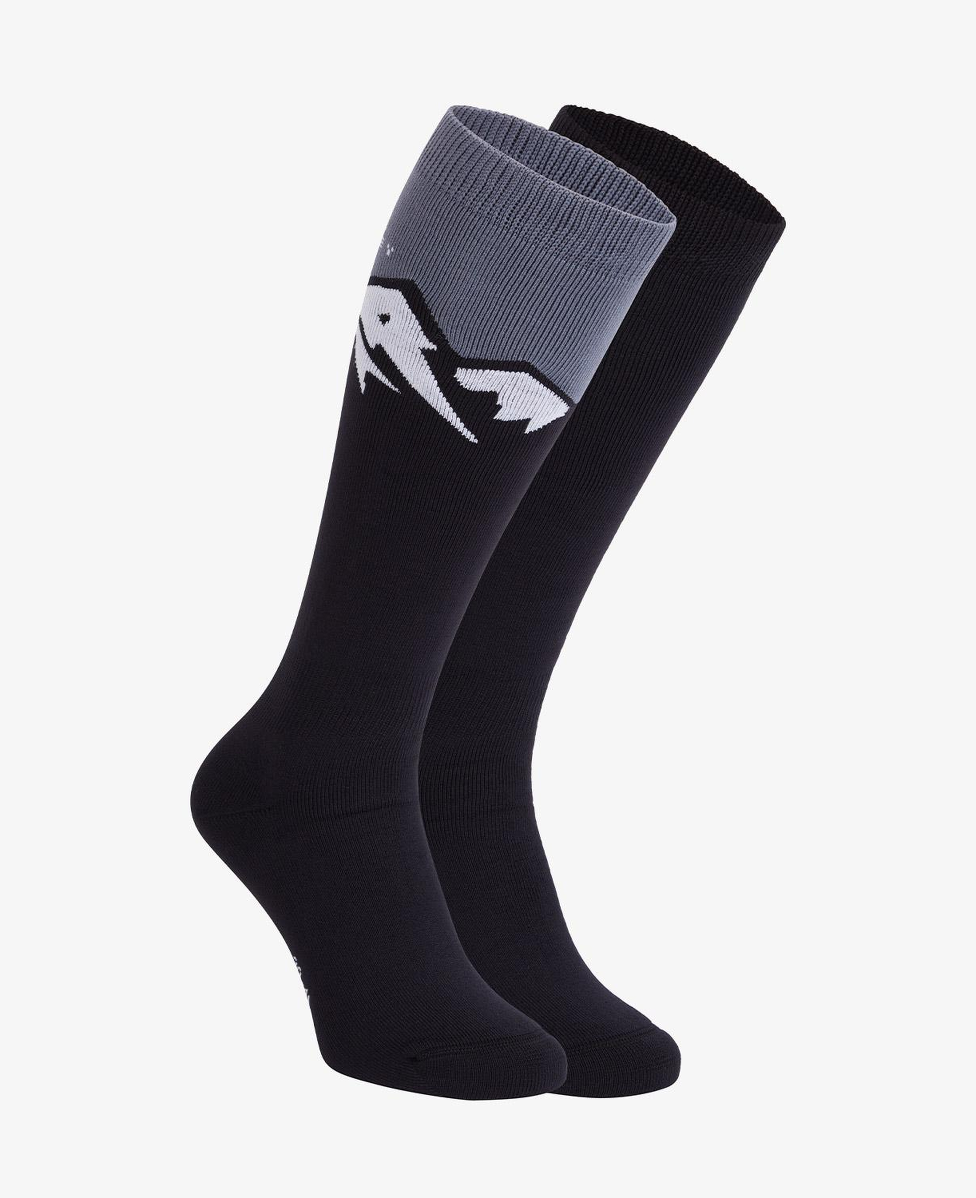 McKinley Francis 2'li Unisex Siyah Kayak Çorabı