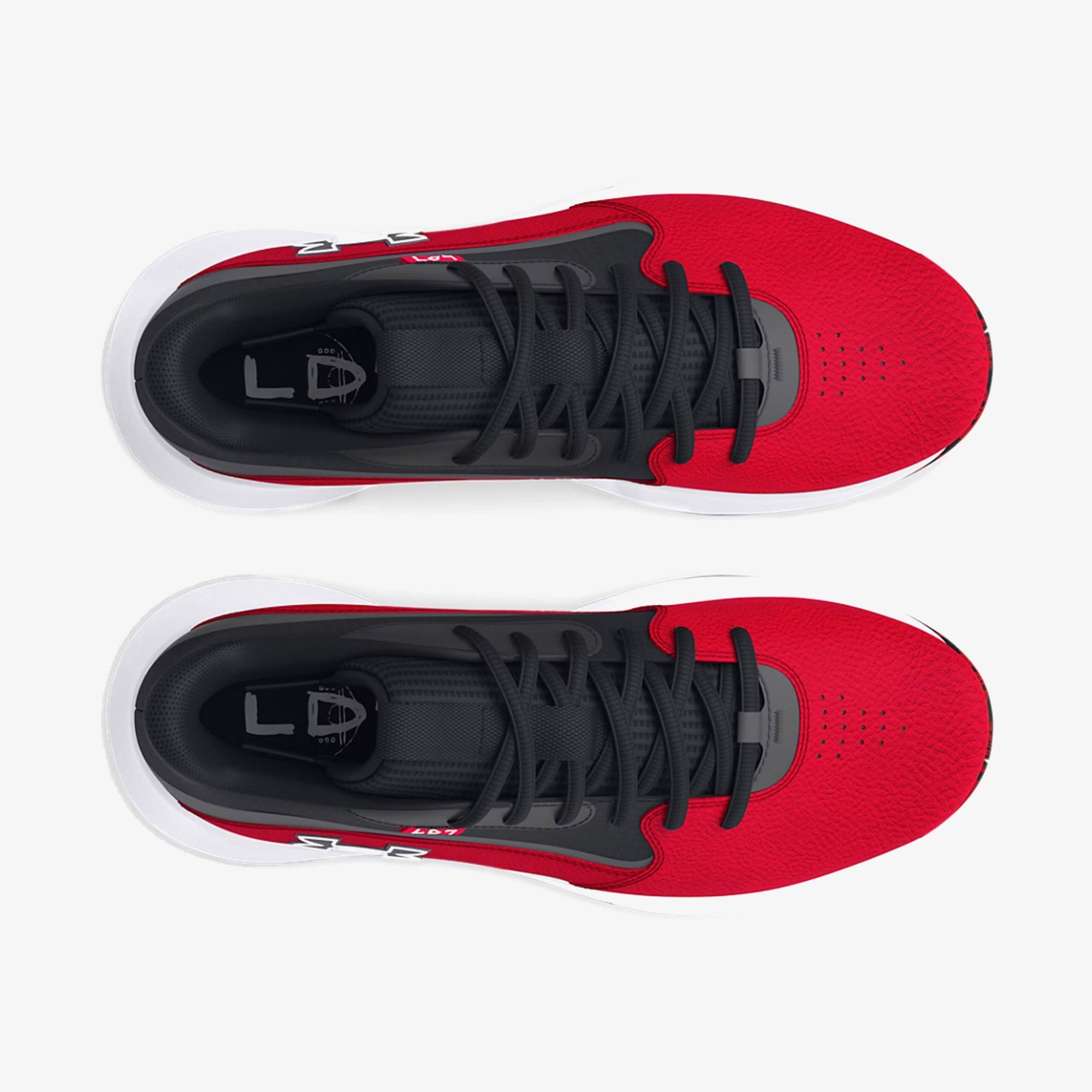 Under Armour Lockdown 7 Erkek Kırmızı Basketbol Ayakkabısı