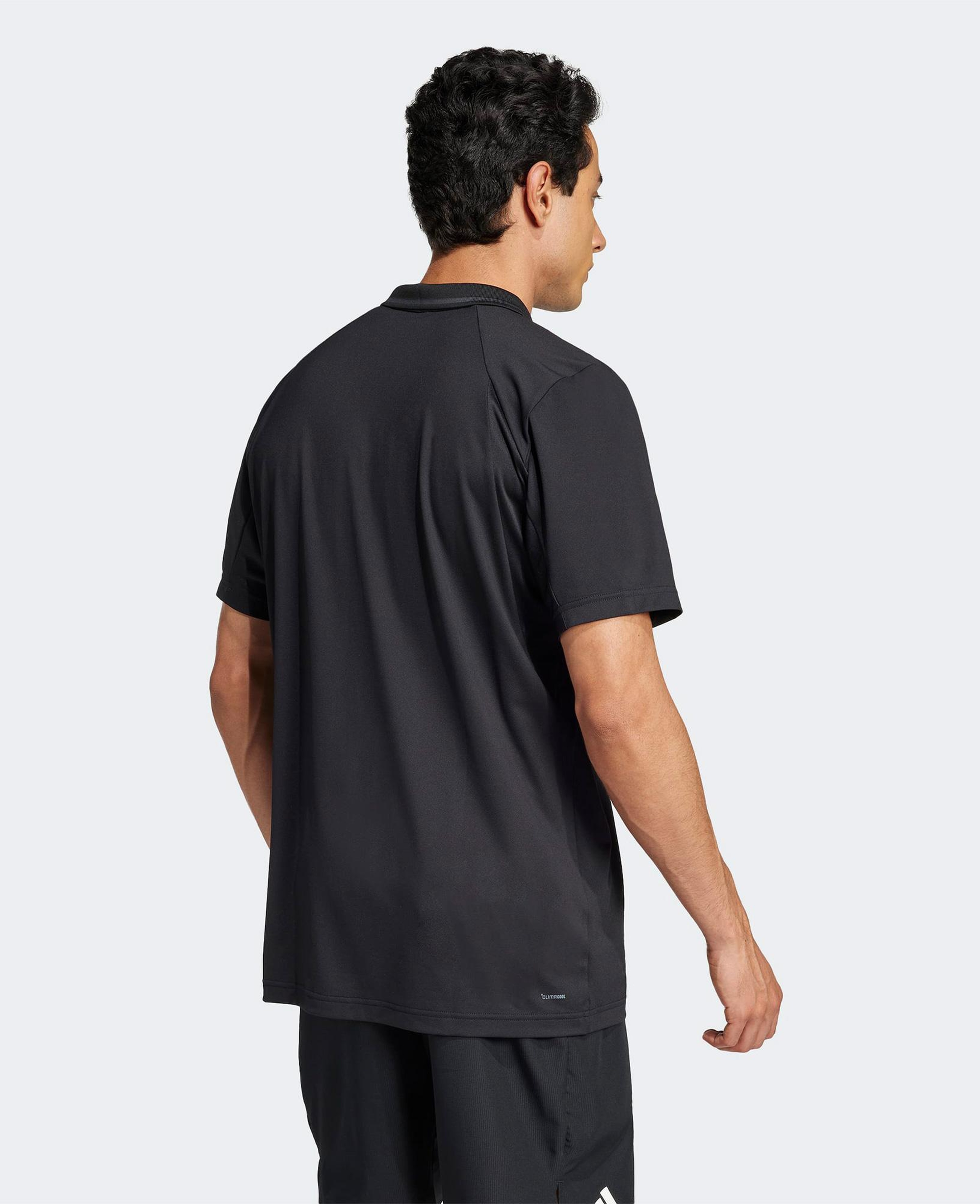 adidas Club Pique Erkek Siyah Tenis Polo