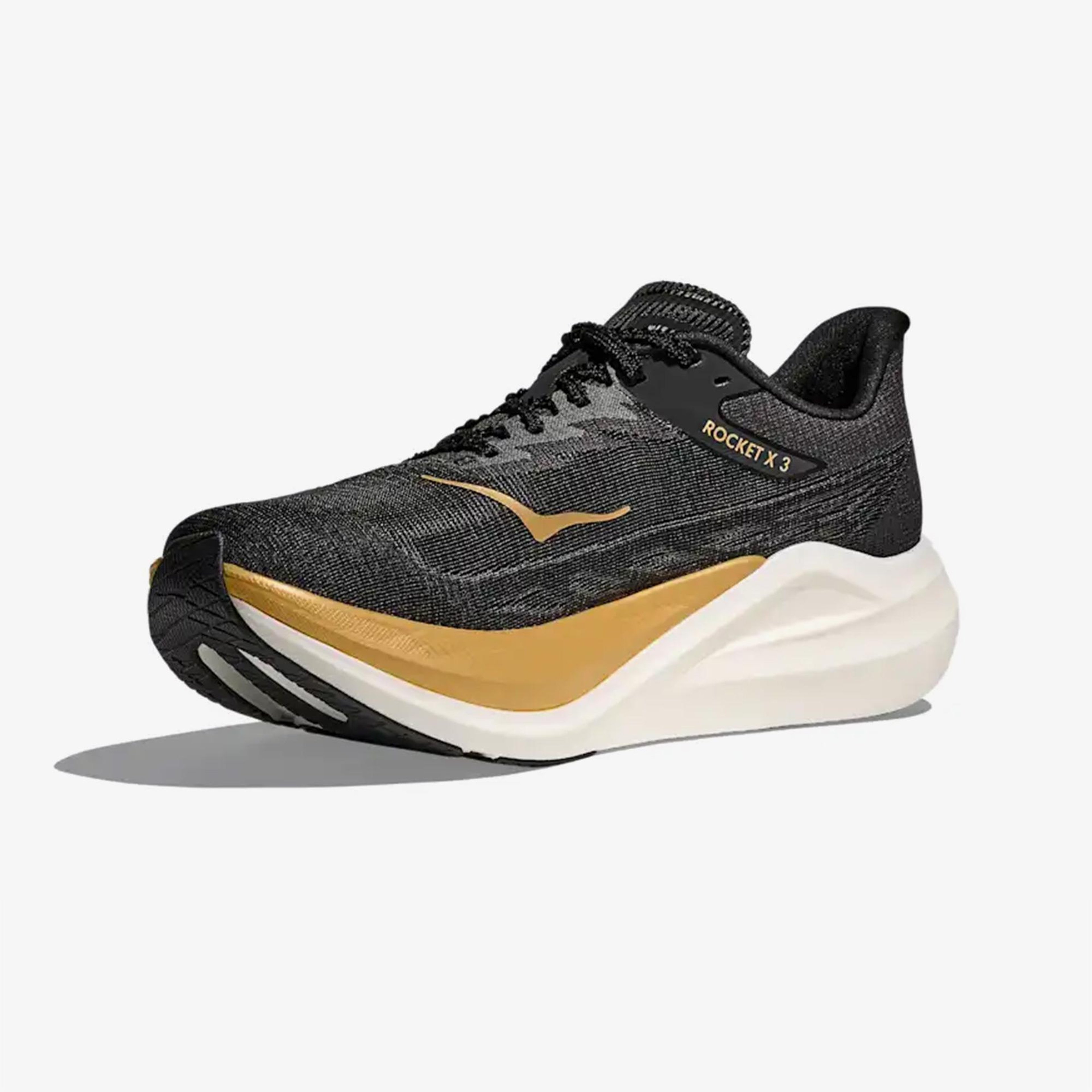 Hoka Rocket X 3 Unisex Siyah Yol Koşusu Ayakkabısı
