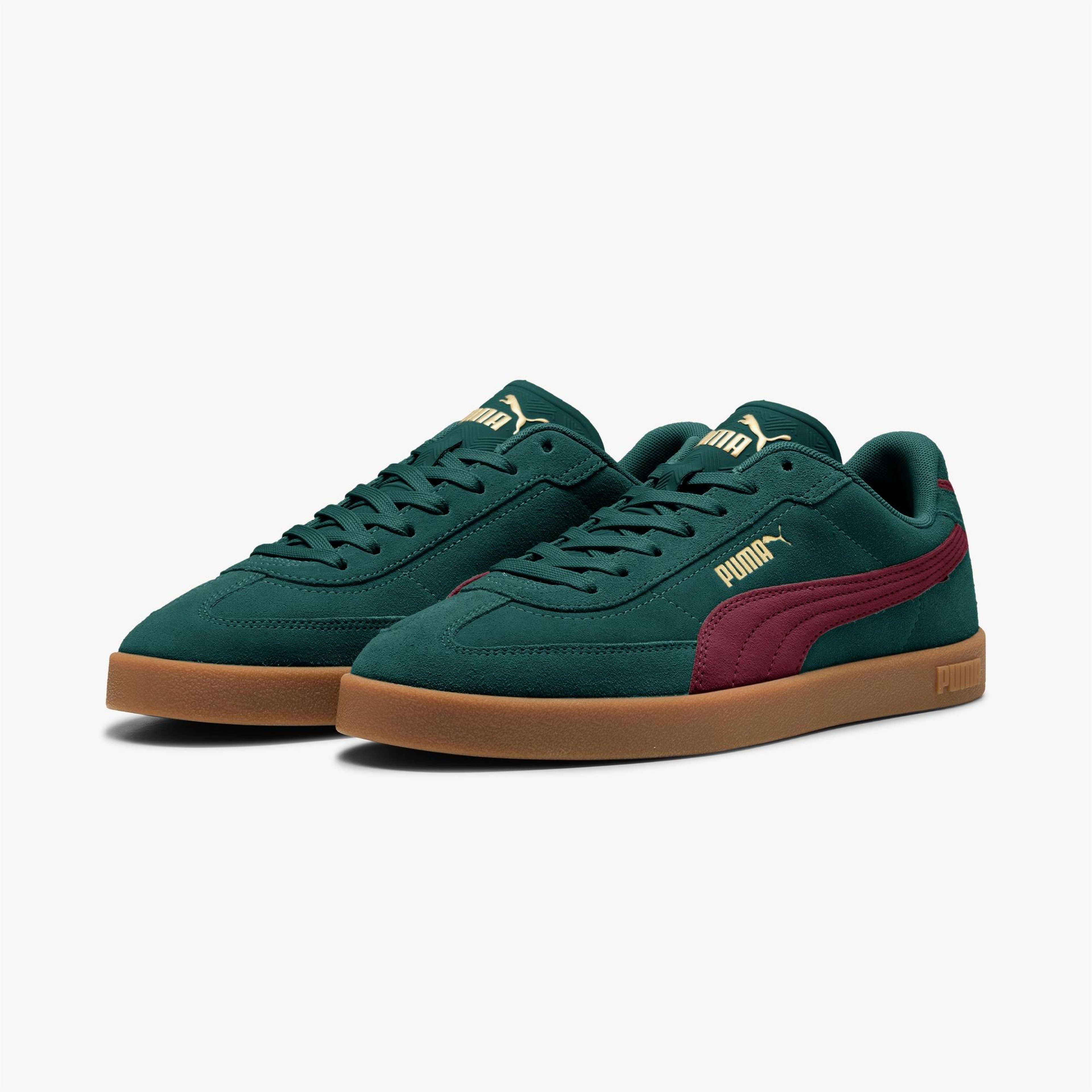 Puma Club II Era Suede Kadın Yeşil Spor Ayakkabı