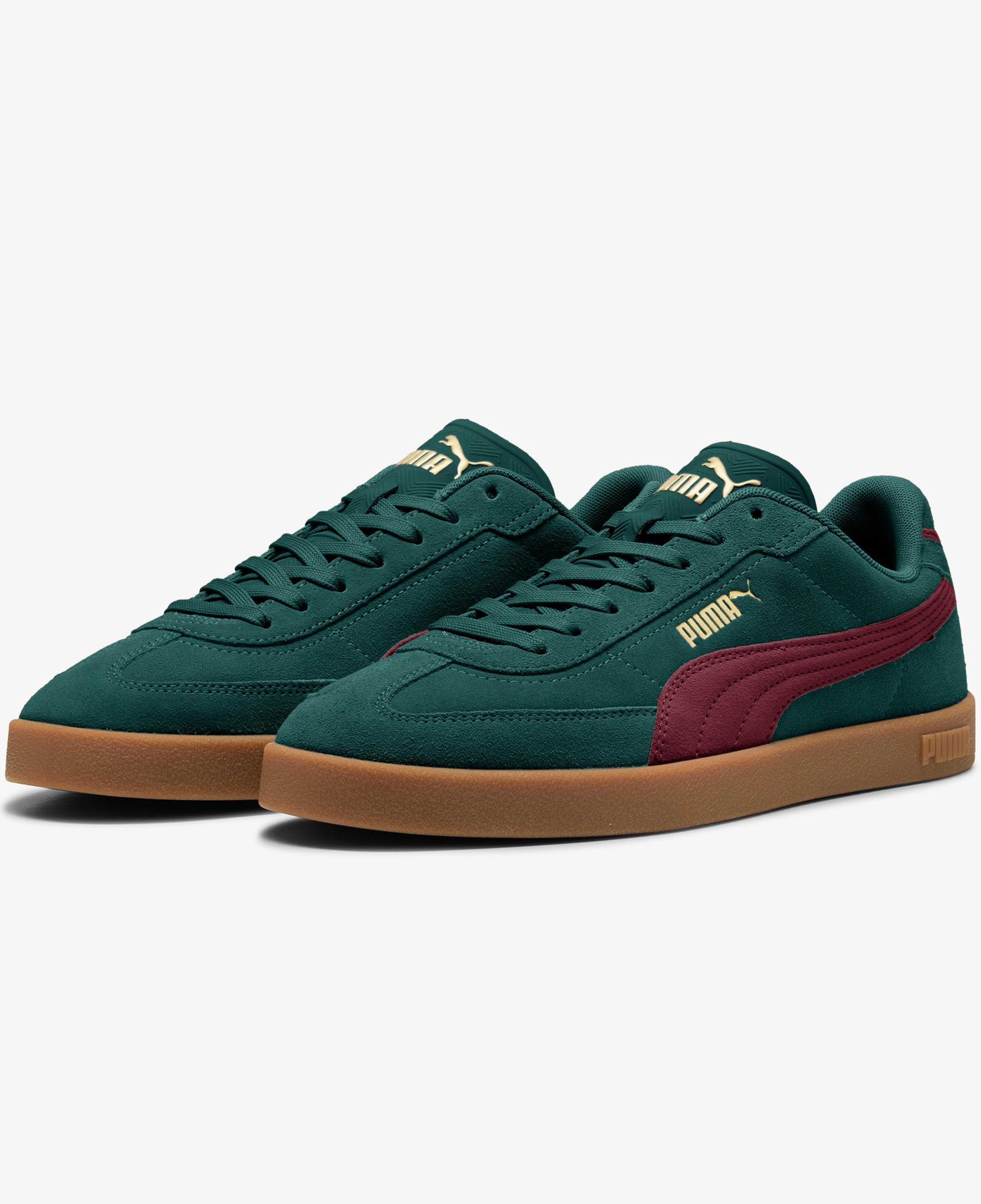 Puma Club II Era Suede Kadın Yeşil Spor Ayakkabı