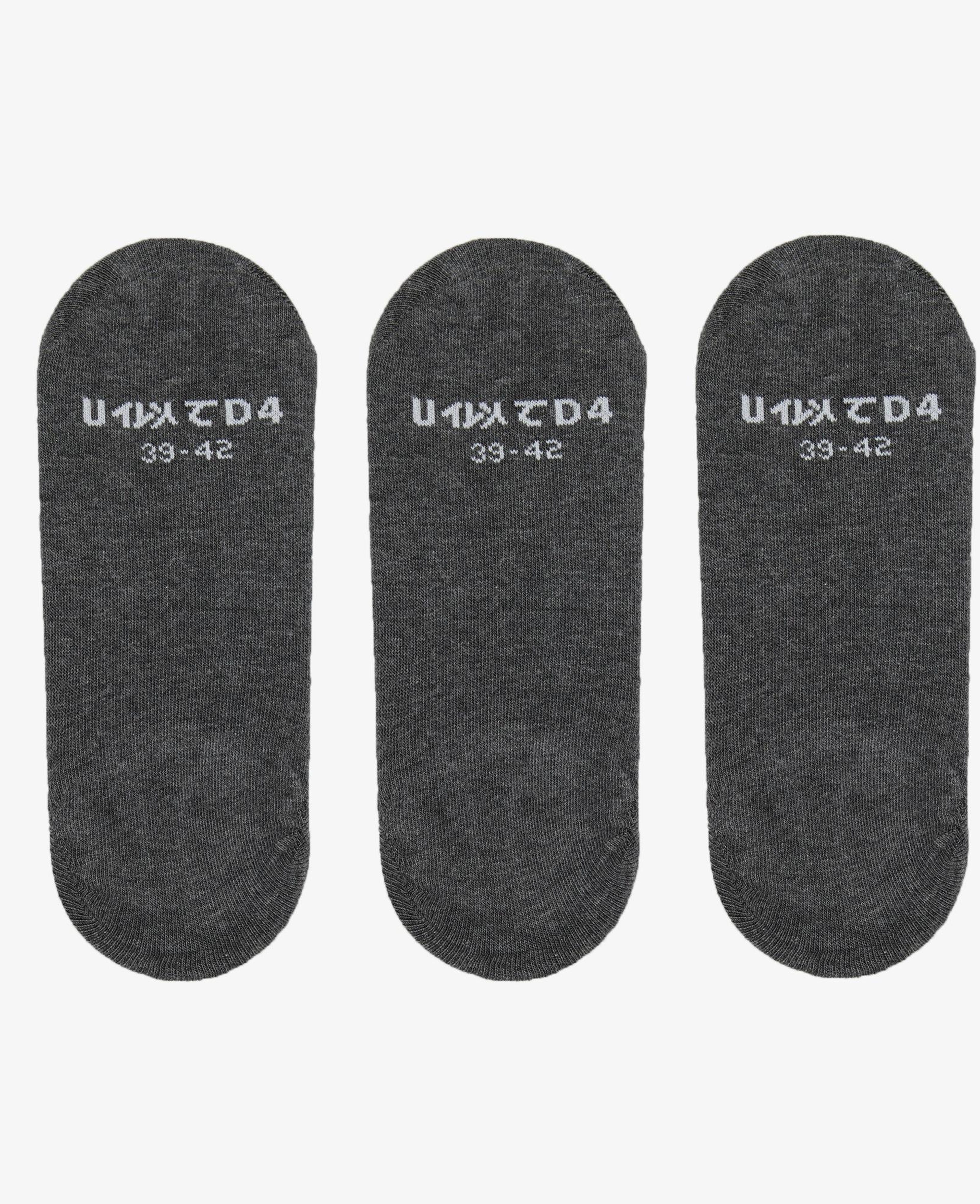 UNITED4 Uzun Soket Unisex Gri Çorap