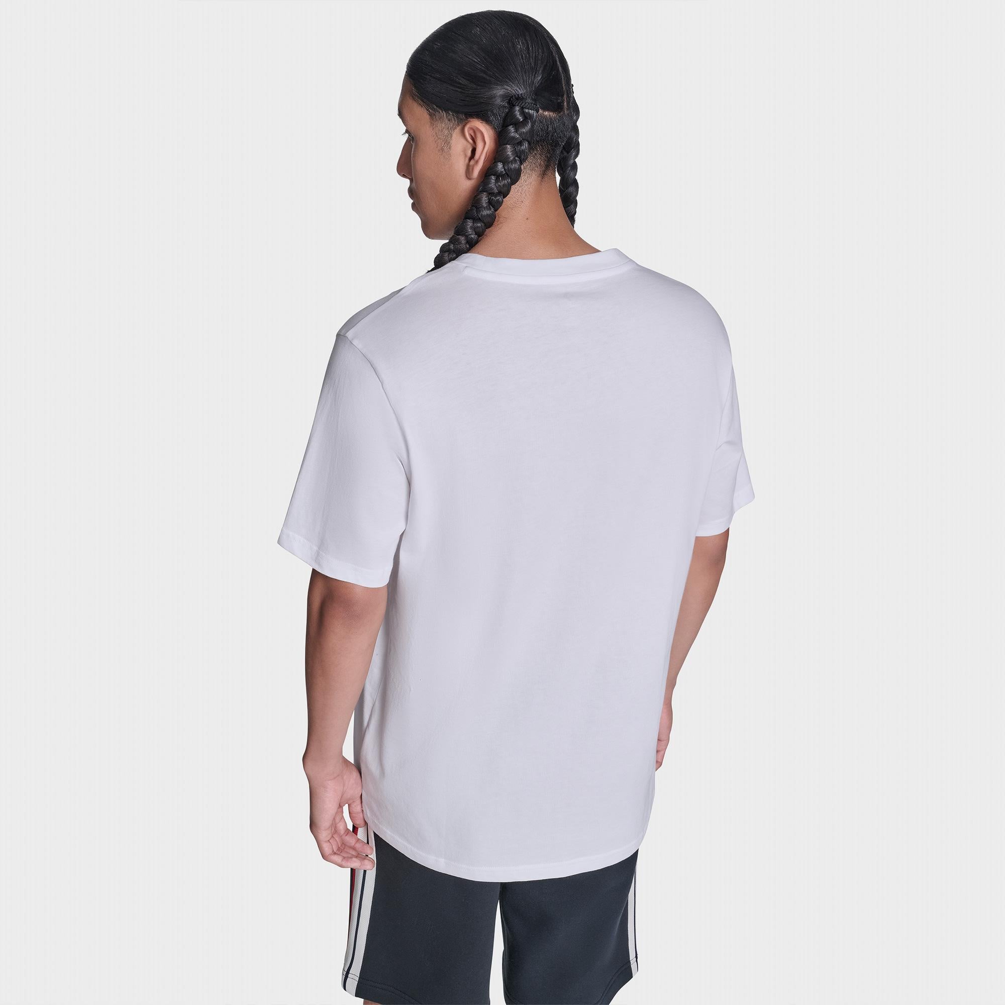 Converse Erkek Beyaz Kırık Bardak Logolu T-Shirt