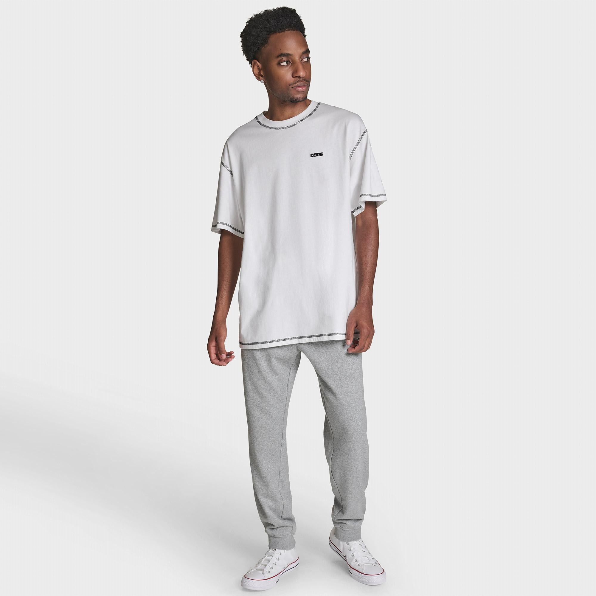 Converse Erkek Beyaz T-Shirt