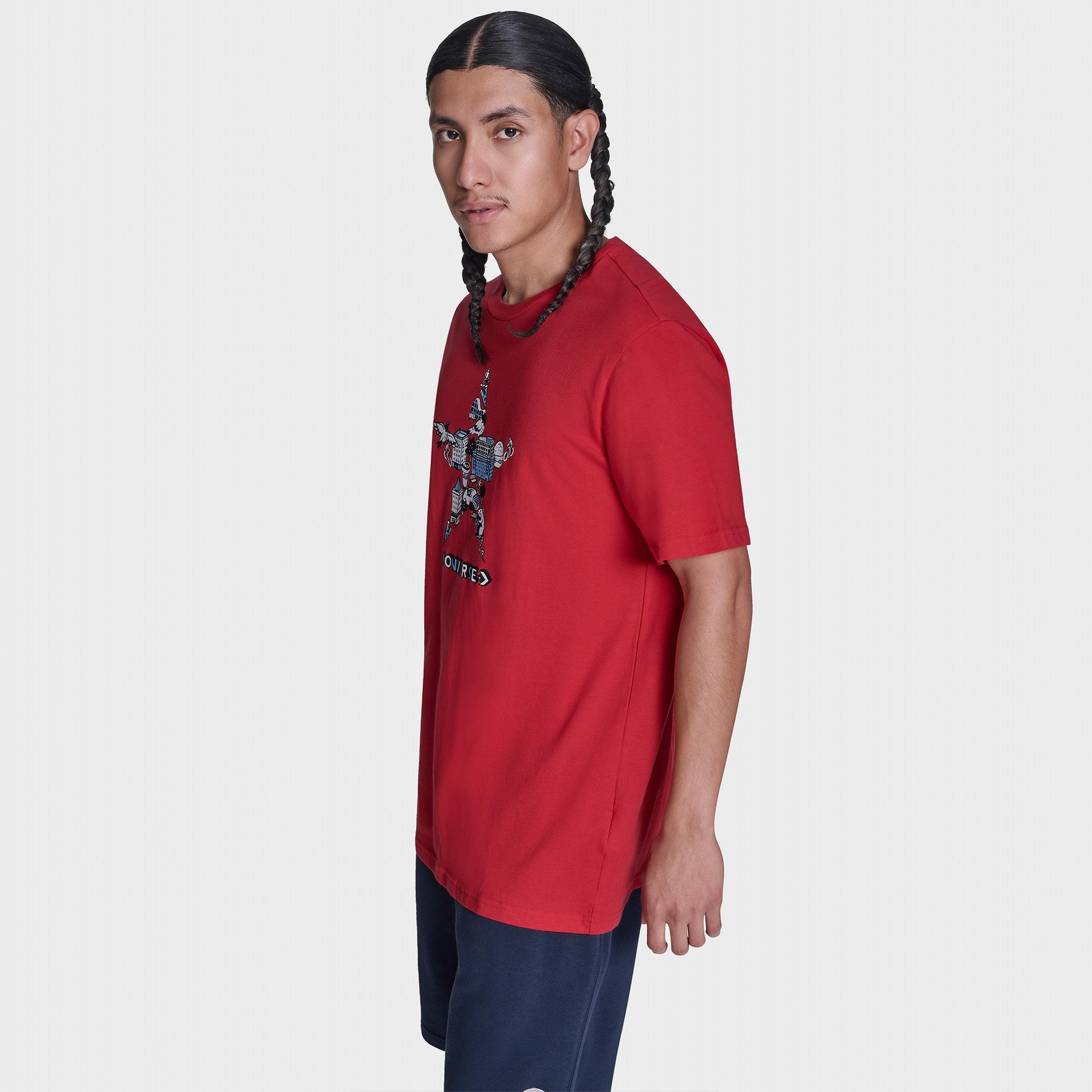 Converse Erkek Kırmızı T-Shirt