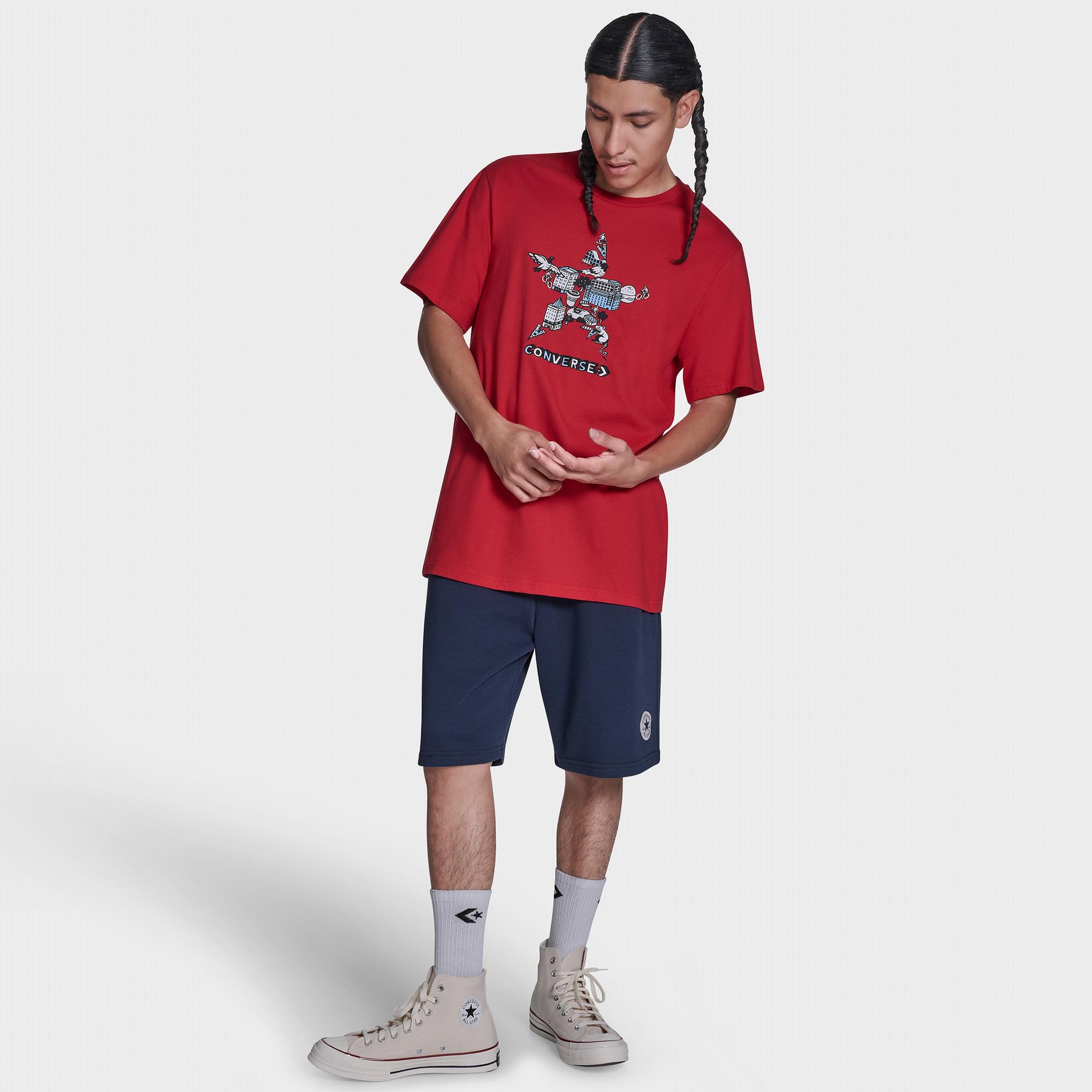 Converse Erkek Kırmızı T-Shirt
