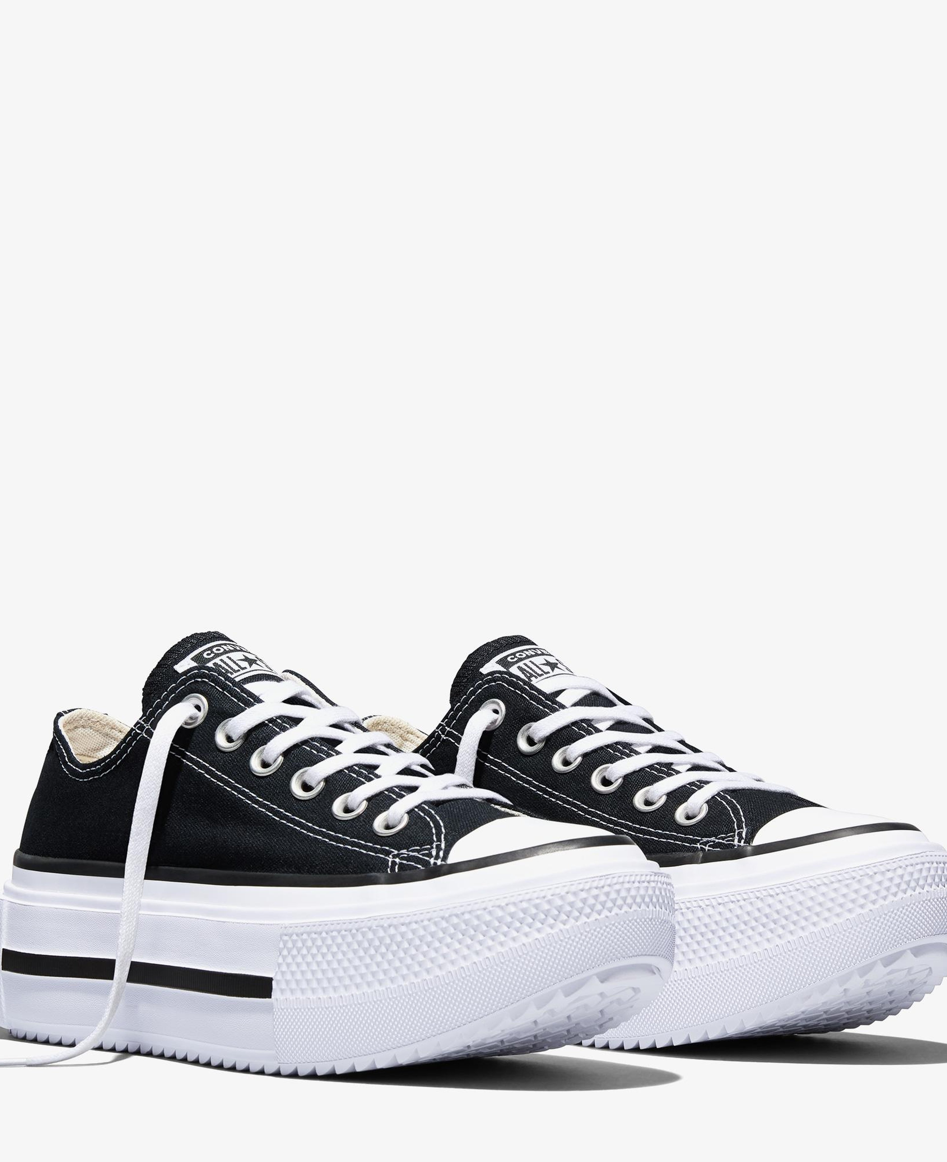 Converse Chuck Taylor All Star Lift Double Stack Unisex Siyah Sneaker