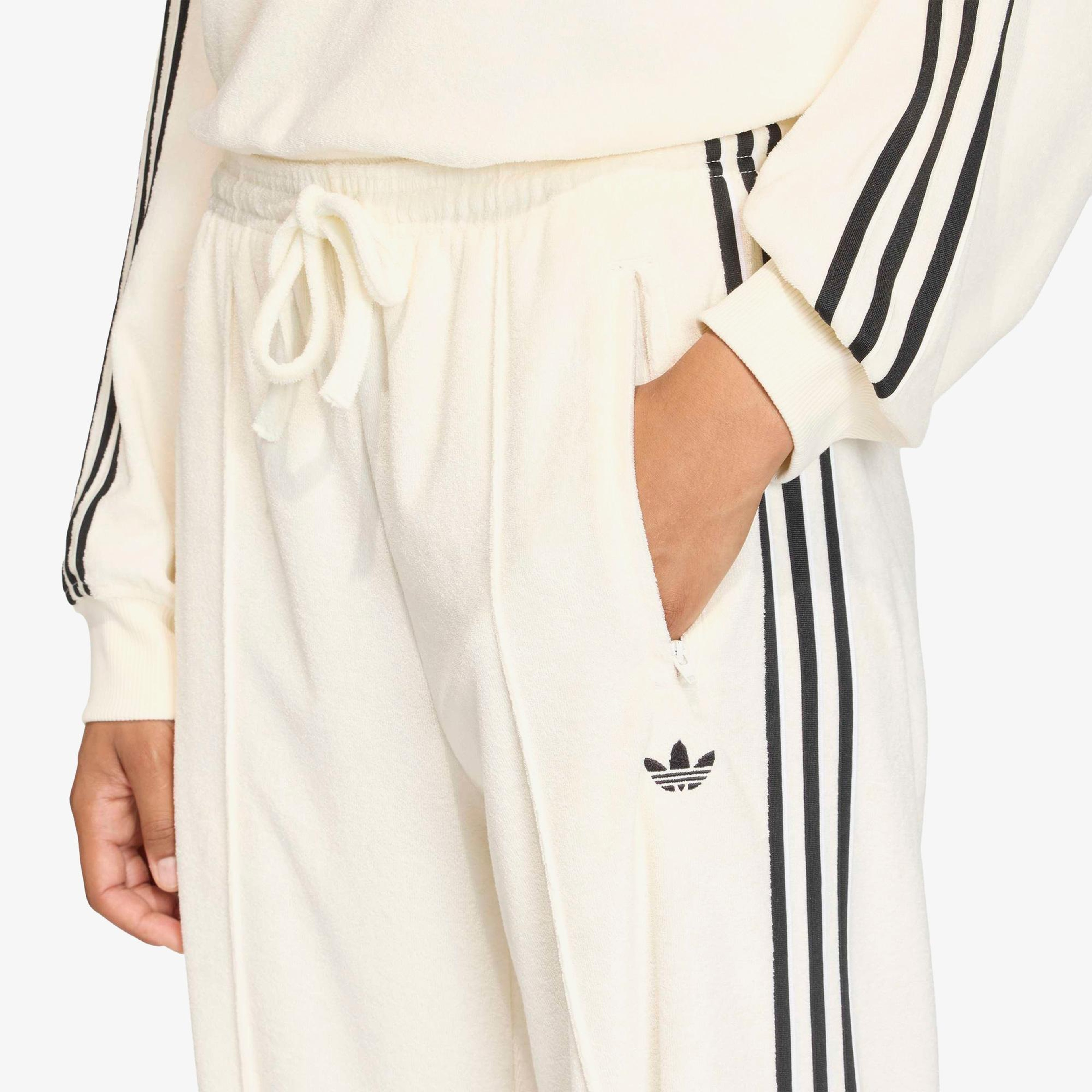 adidas Terry Towel Kadın Beyaz Eşofman Altı