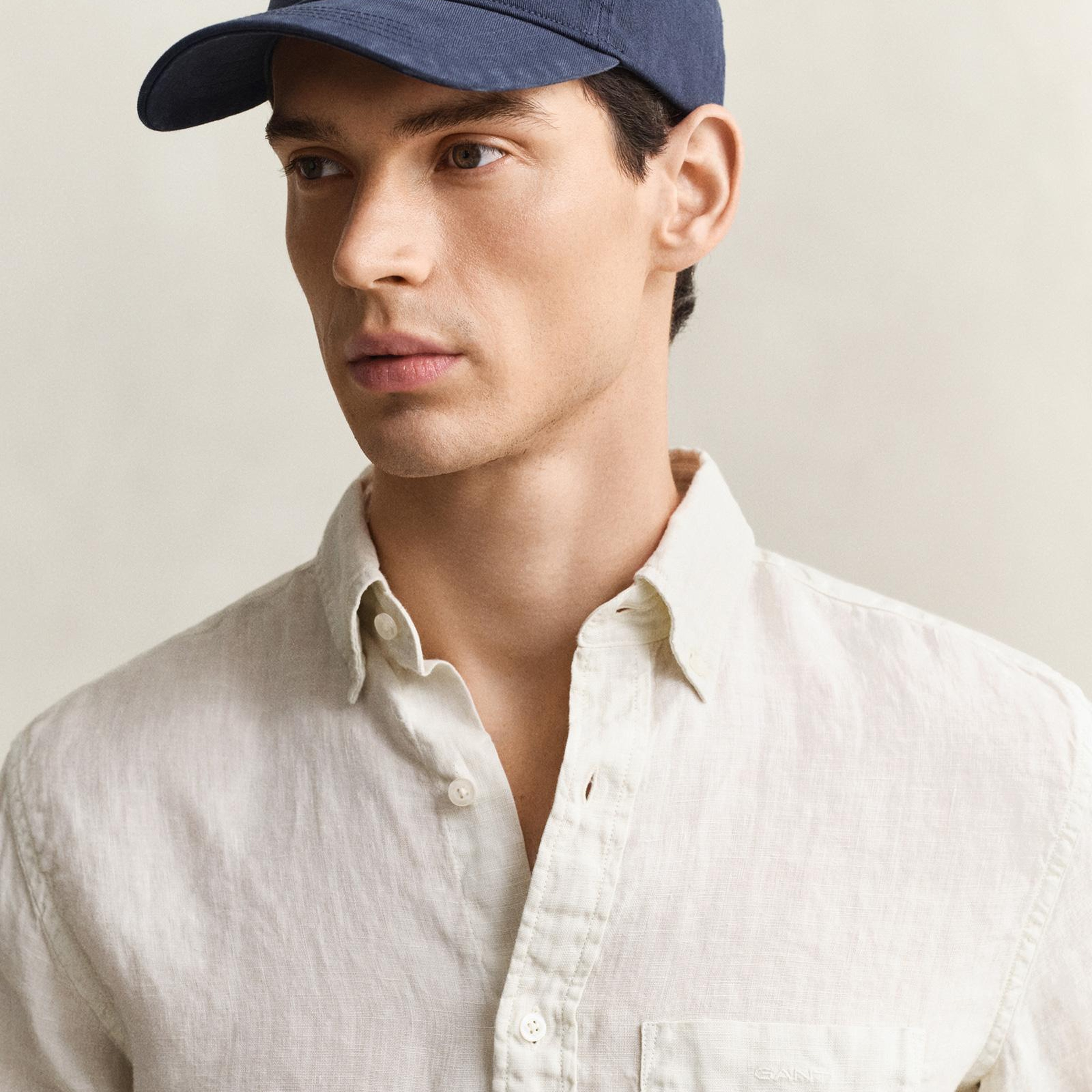 GANT Erkek Bej Regular Fit Gömlek