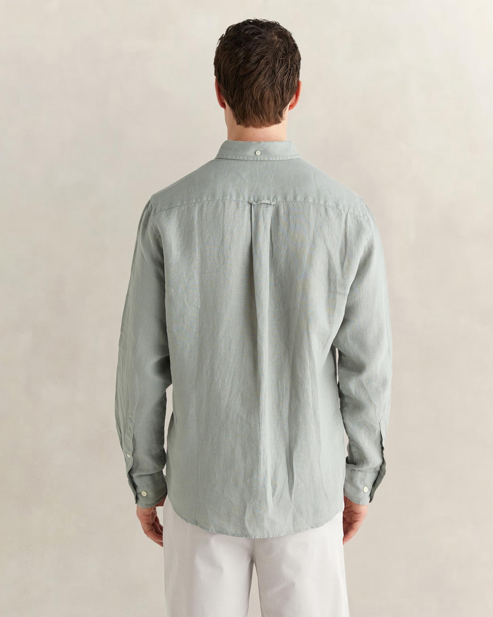 GANT Erkek Yeşil Regular Fit Gömlek