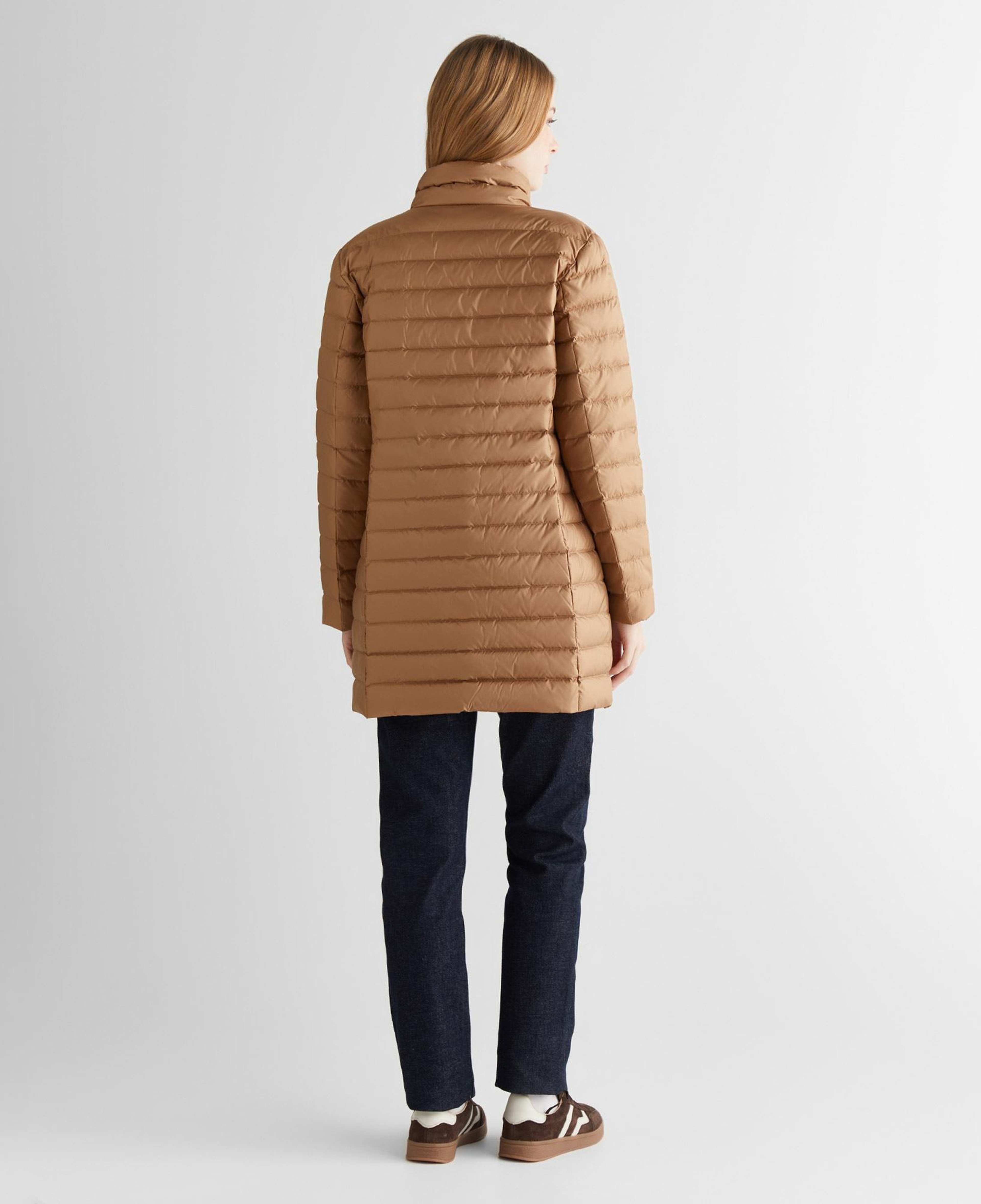 GANT Kadın Bej Regular Fit Fermuarlı Mont