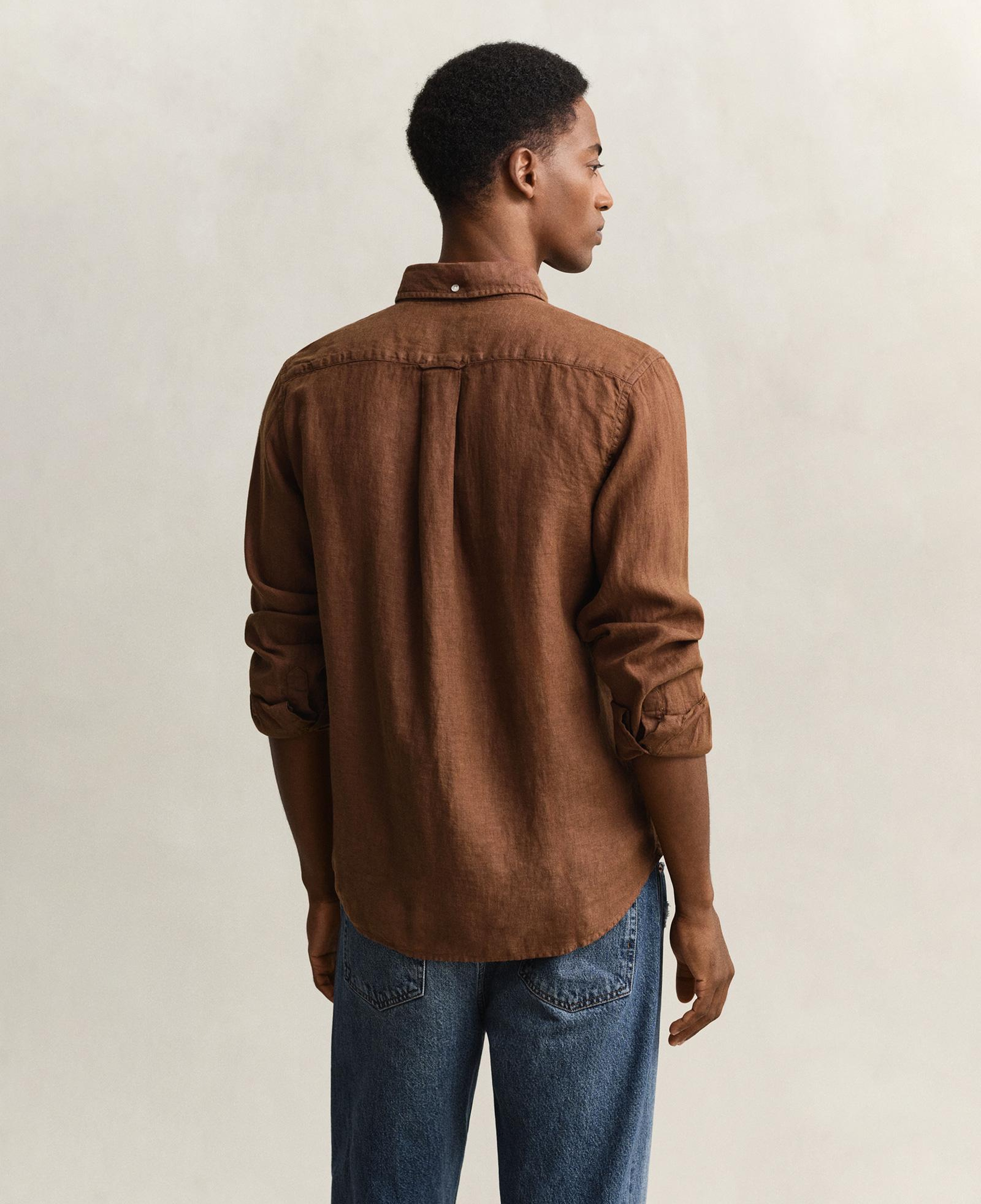 GANT Erkek Kahverengi Regular Fit Gömlek