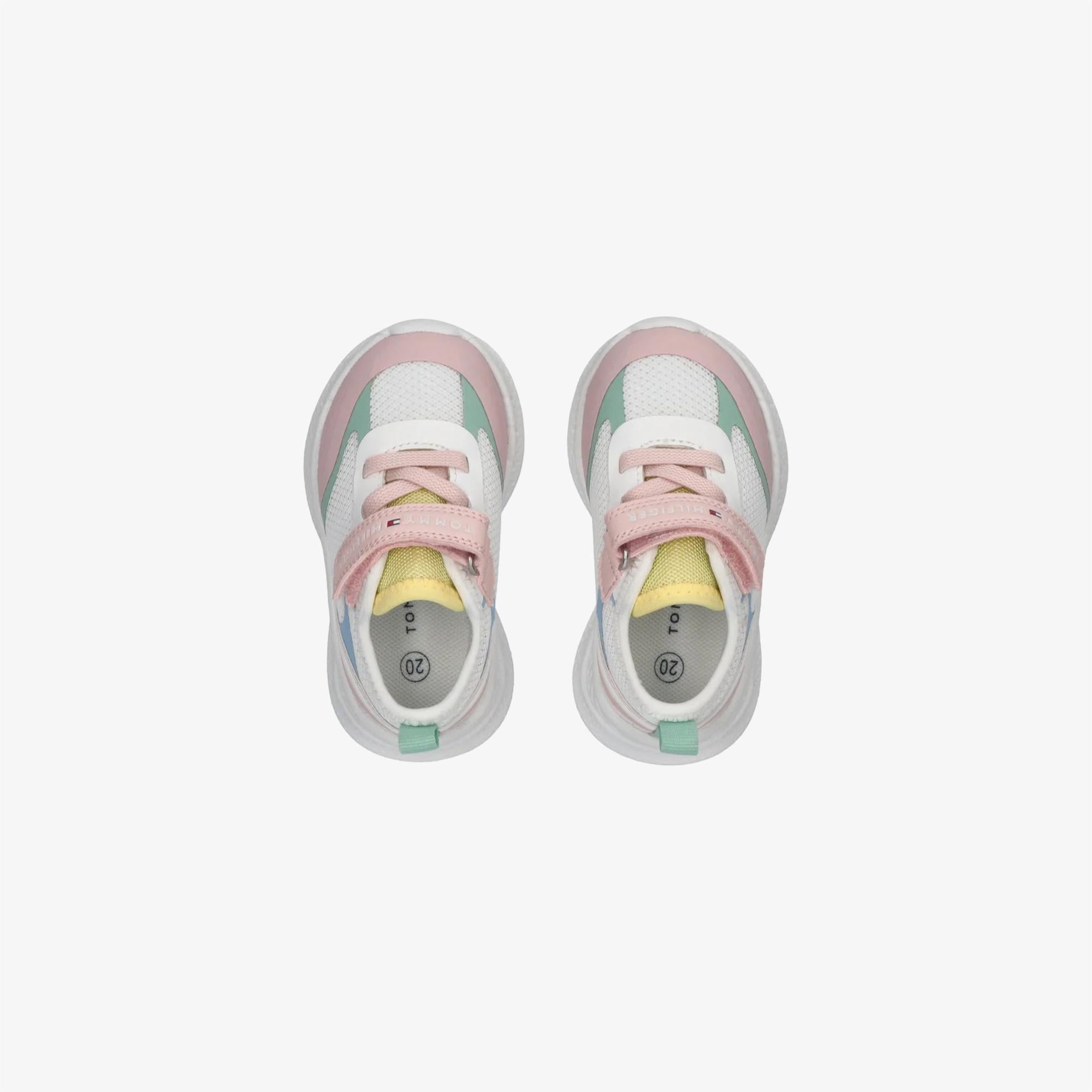 Tommy Hilfiger Lace Up Velcro Çocuk Renkli Spor Ayakkabı