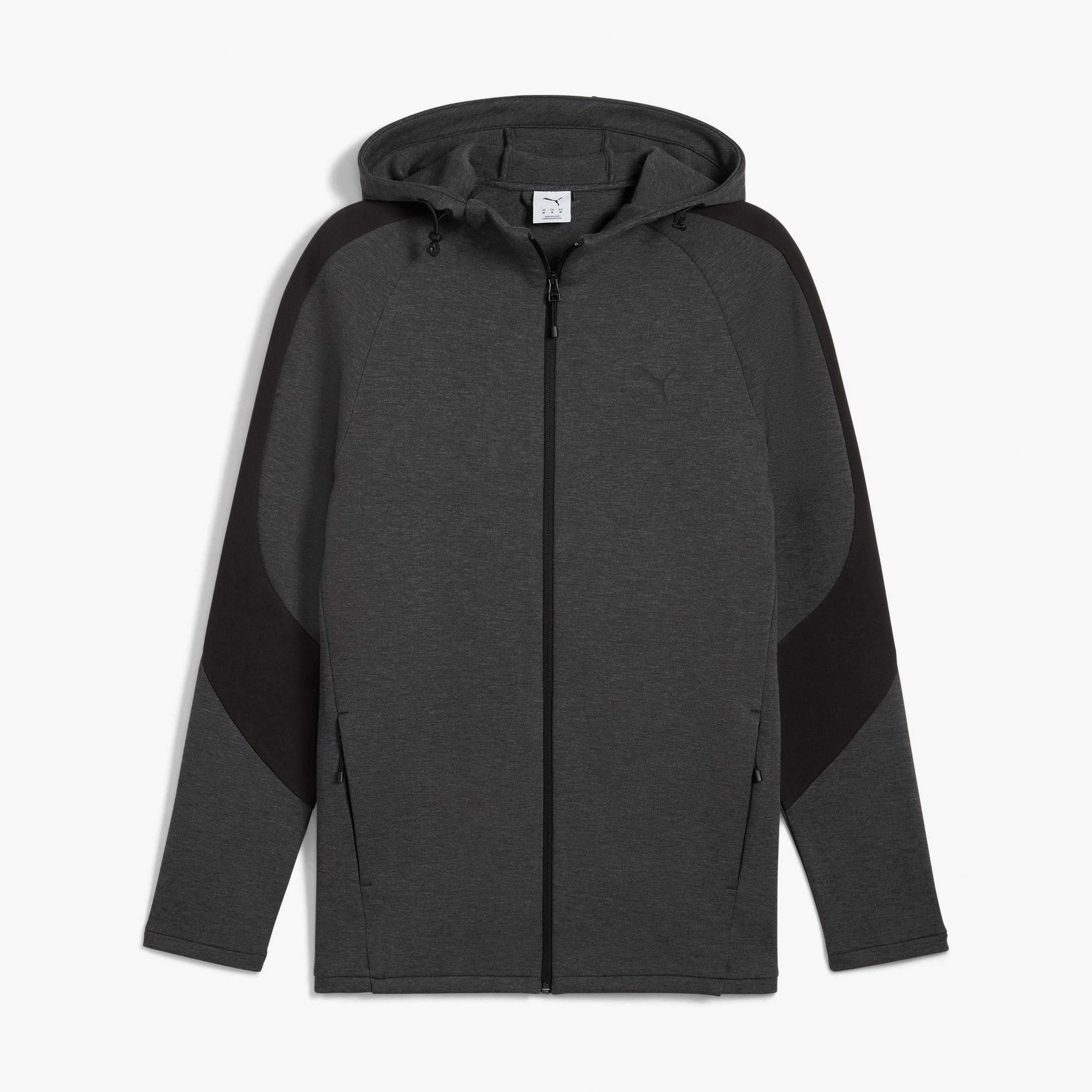 Puma Evostripe Core Fz Erkek Gri Eşofman Üstü