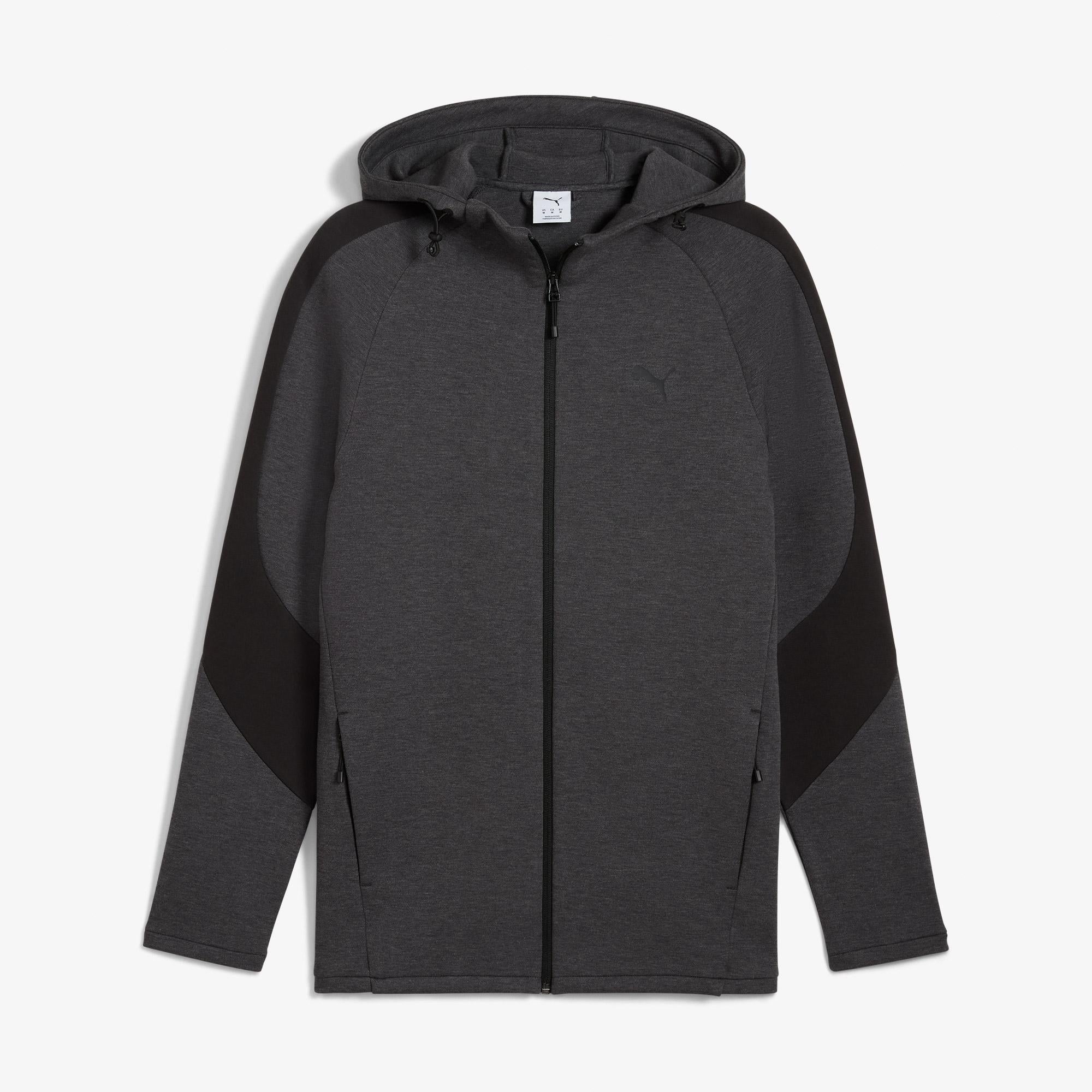 Puma Evostripe Core Fz Erkek Gri Eşofman Üstü