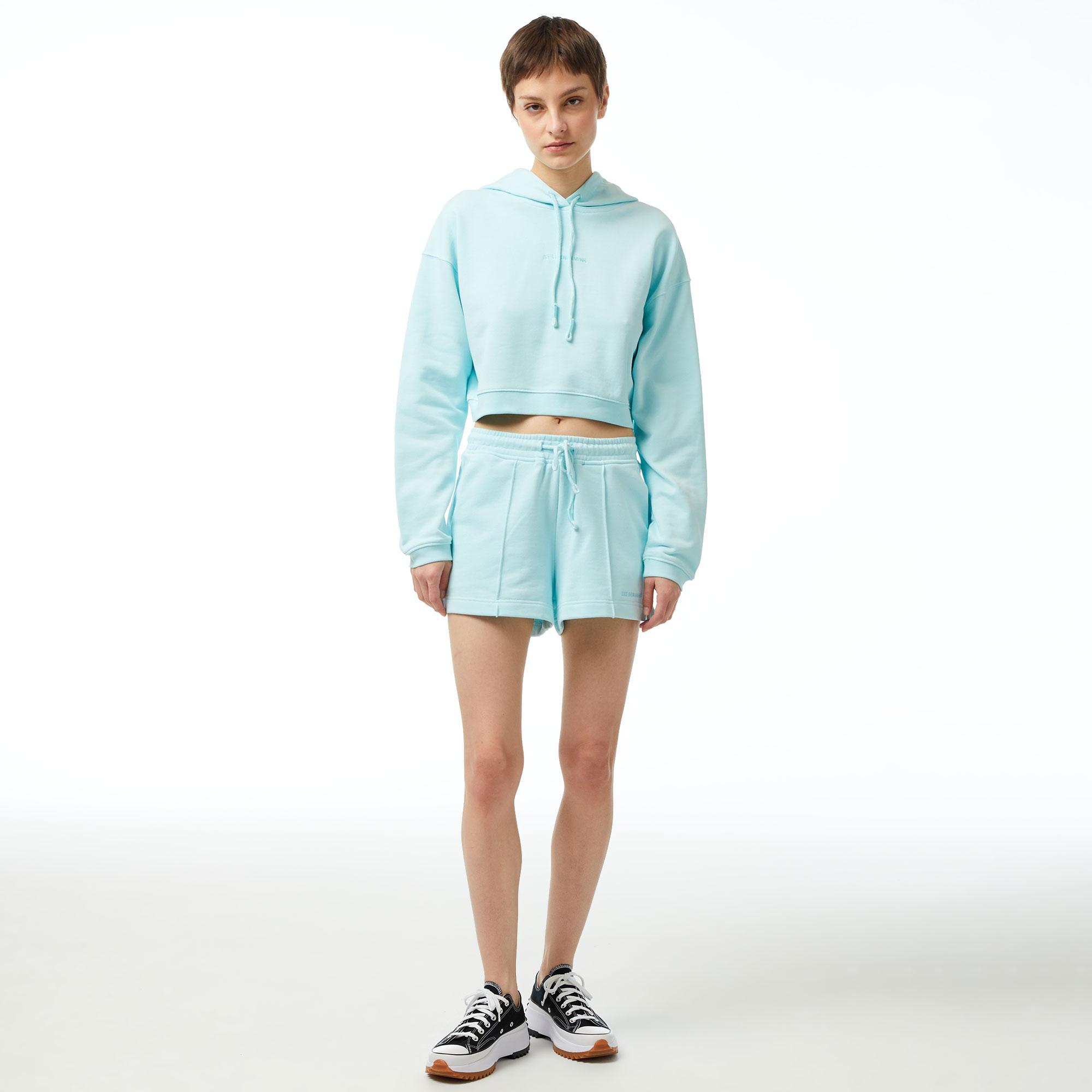 Les Benjamins Mavi Kadın Sweatshirt