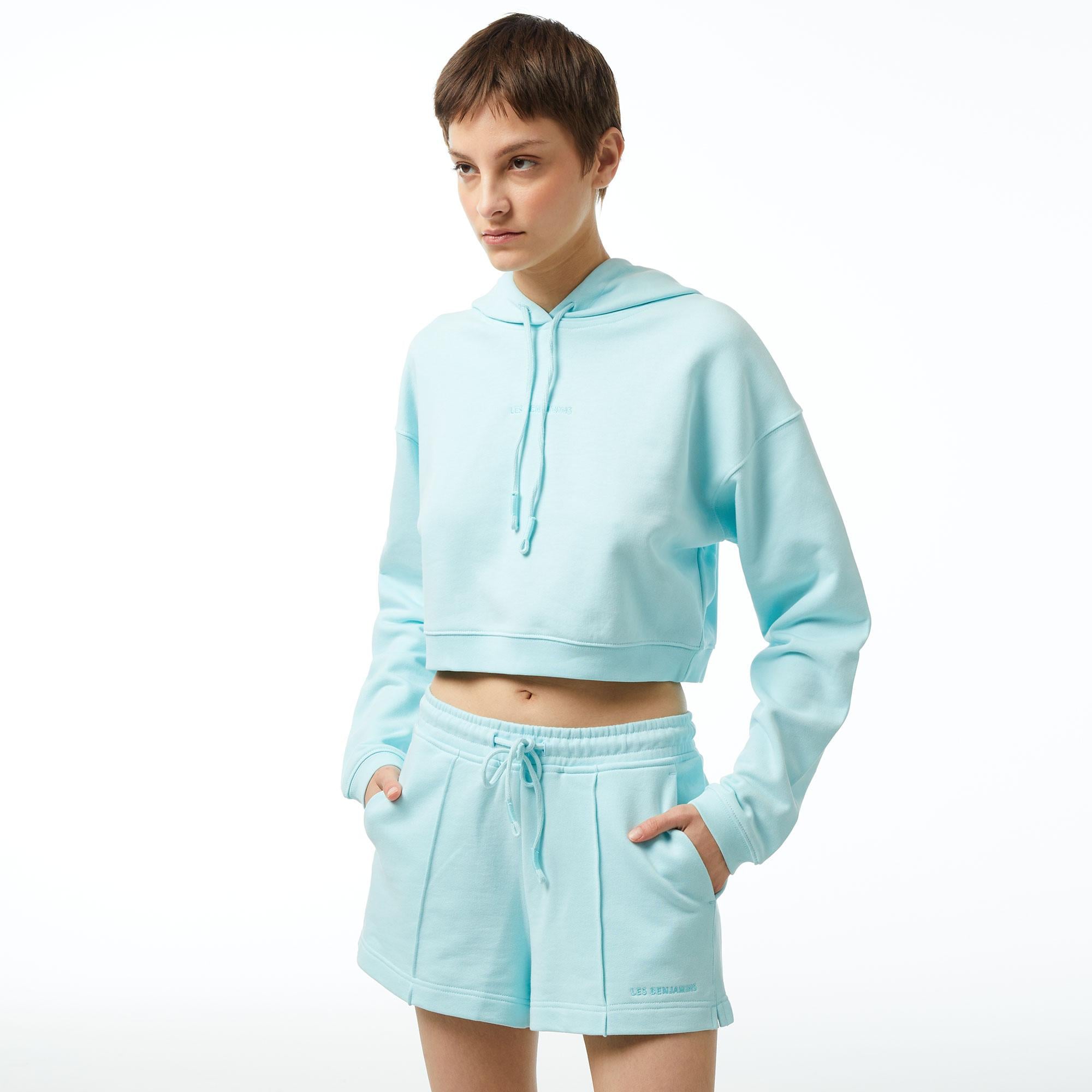 Les Benjamins Mavi Kadın Sweatshirt