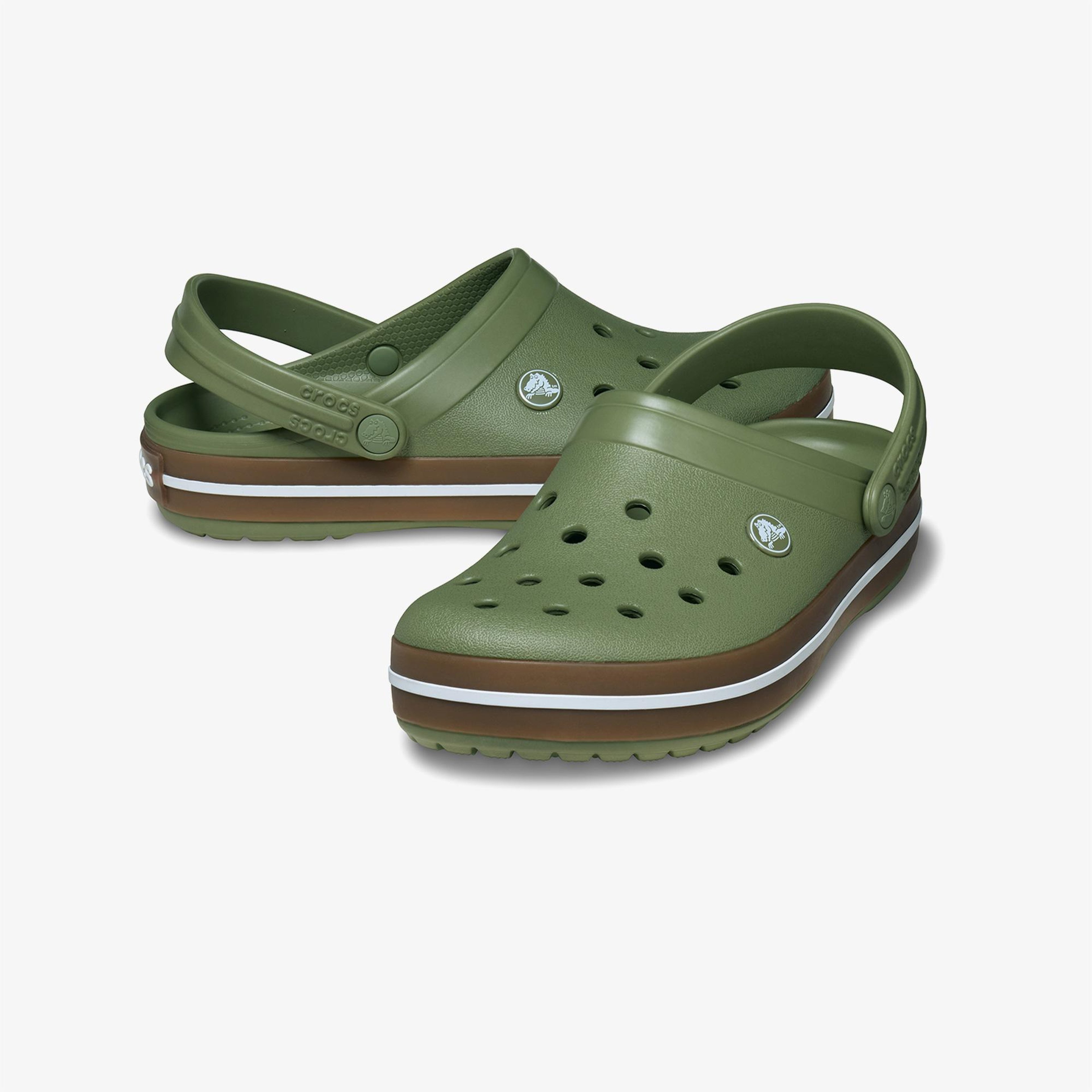 Crocs Crocband Gum Clog Erkek Yeşil Terlik