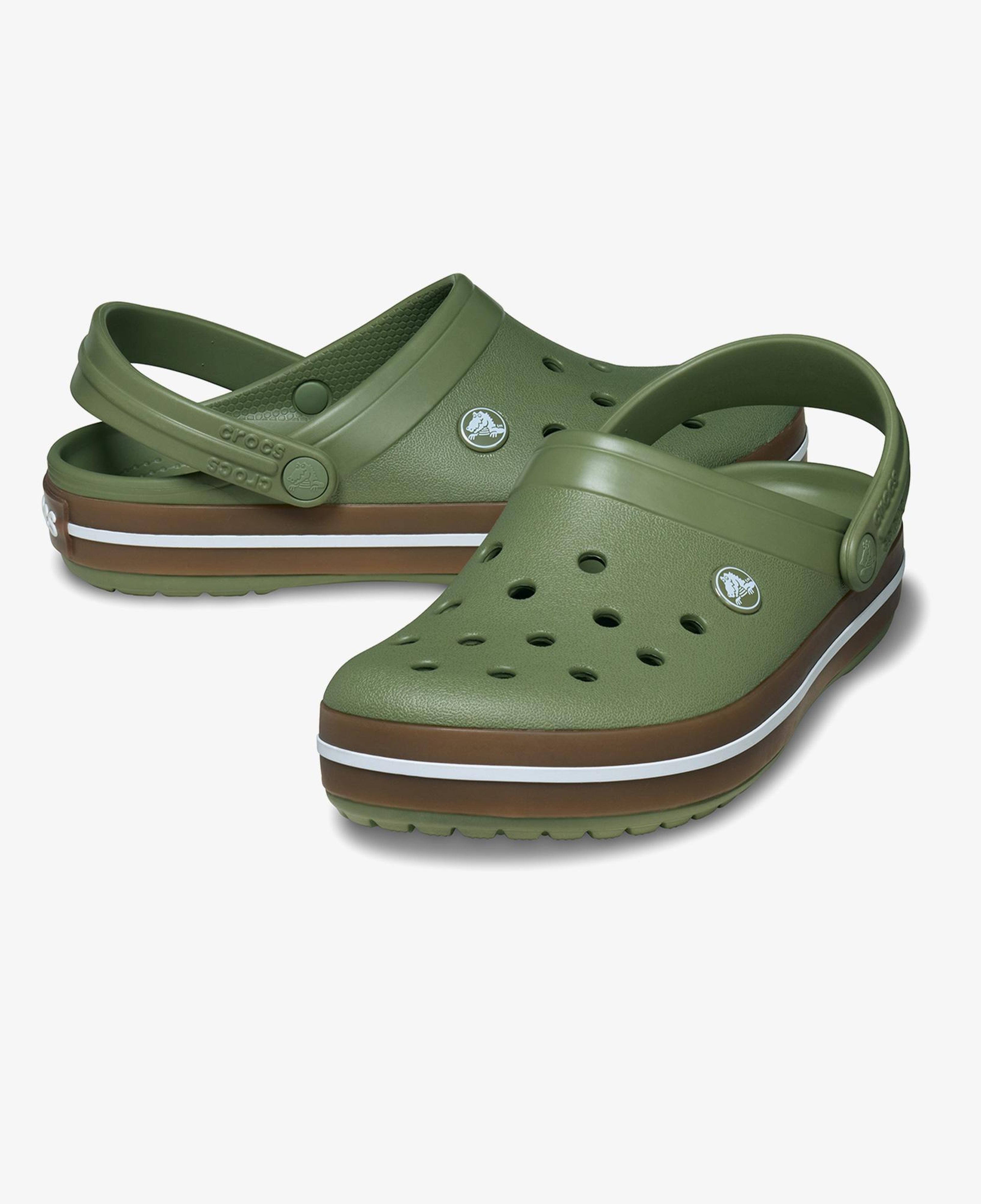 Crocs Crocband Gum Clog Erkek Yeşil Terlik