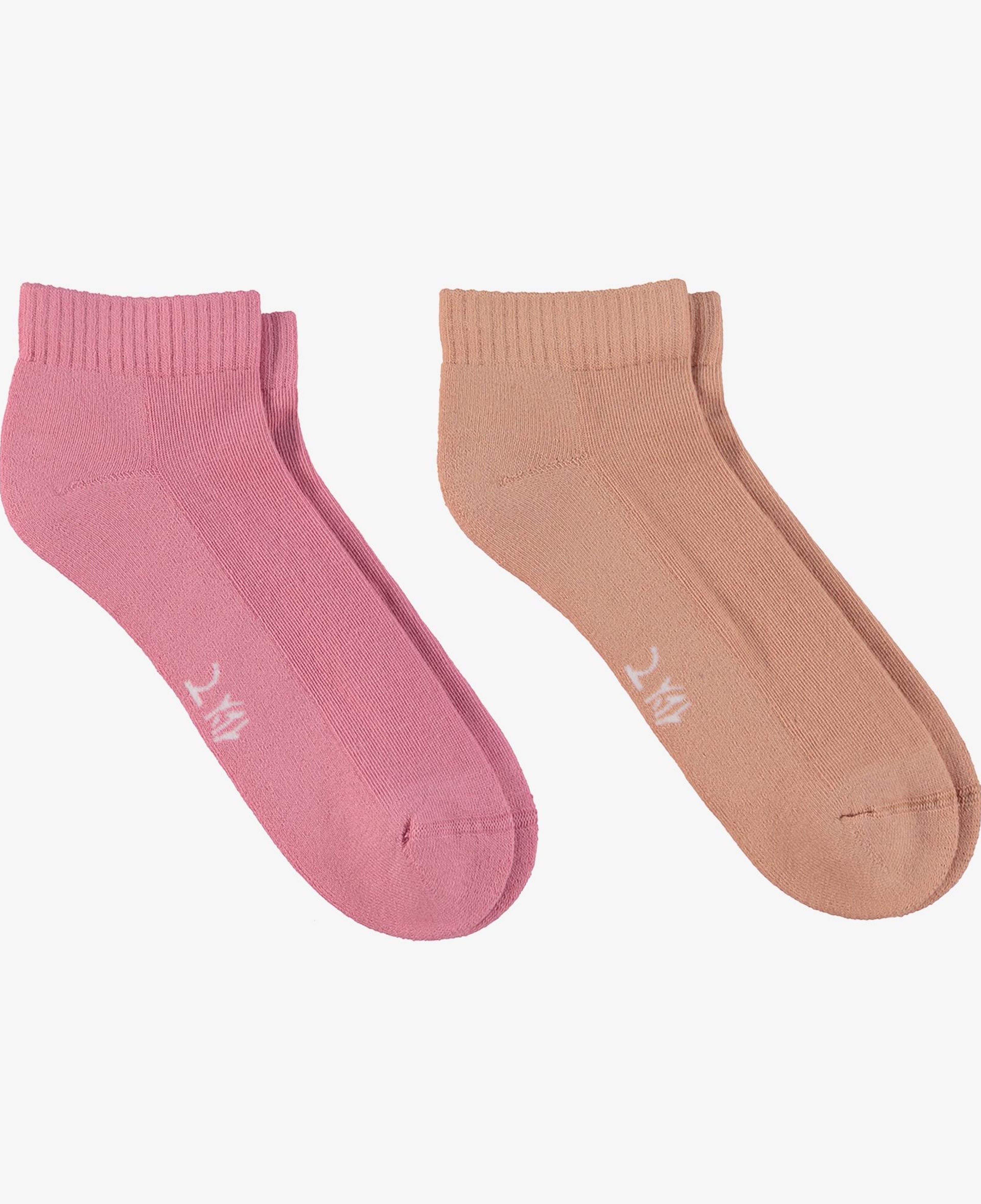 UNITED4 Unisex Pembe 2'li Çorap
