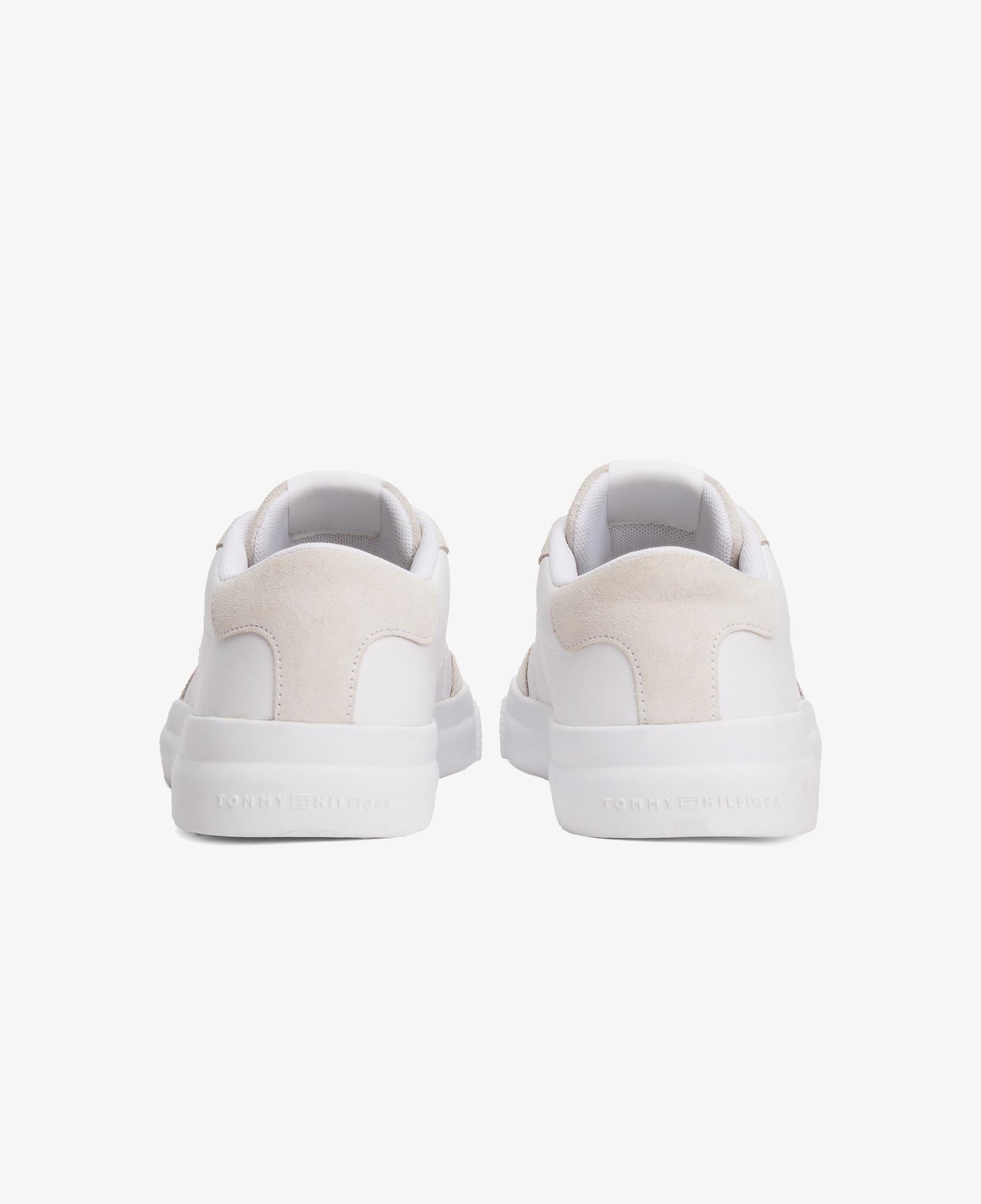 Tommy Hilfiger Cupset Leather Summer Erkek Beyaz Sneaker