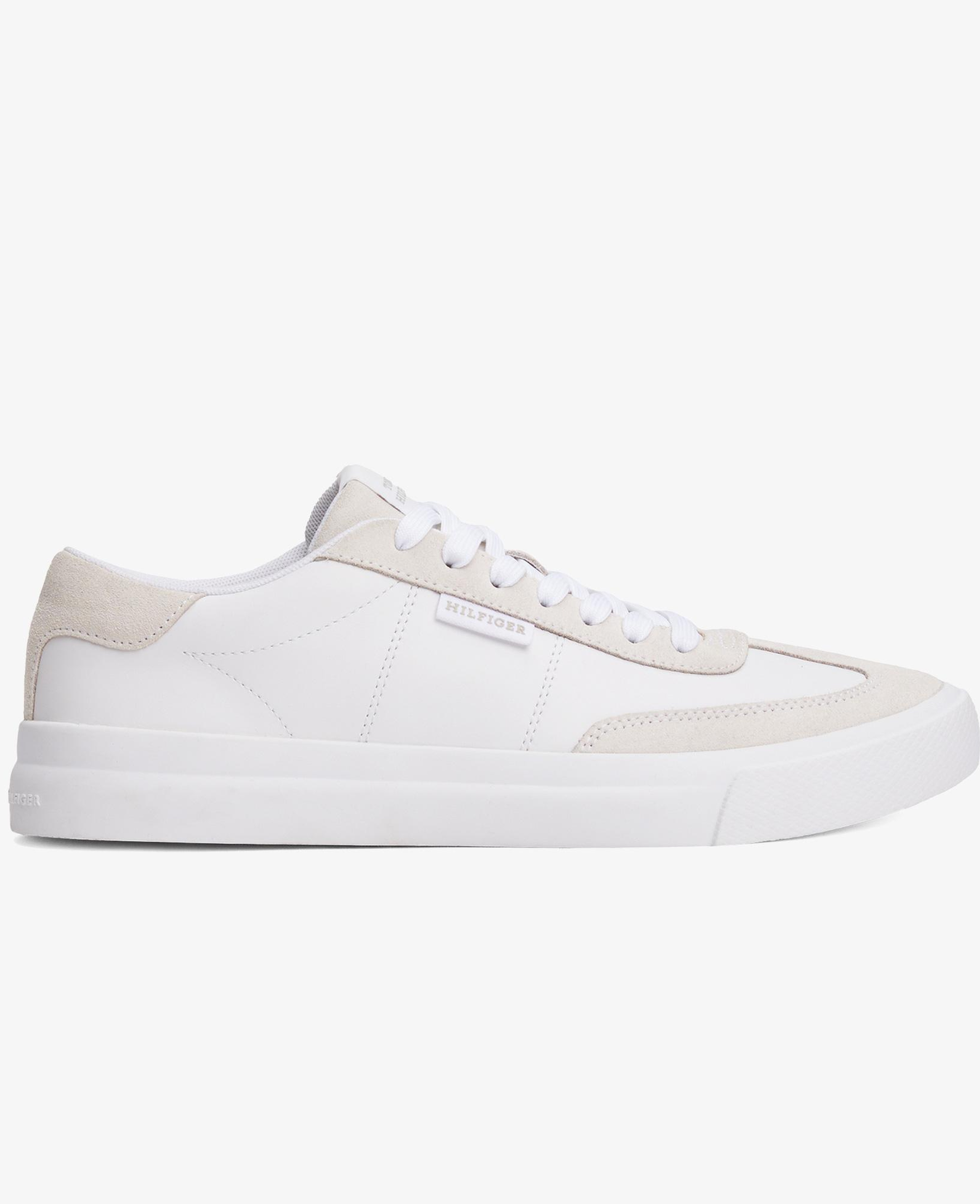 Tommy Hilfiger Cupset Leather Summer Erkek Beyaz Sneaker